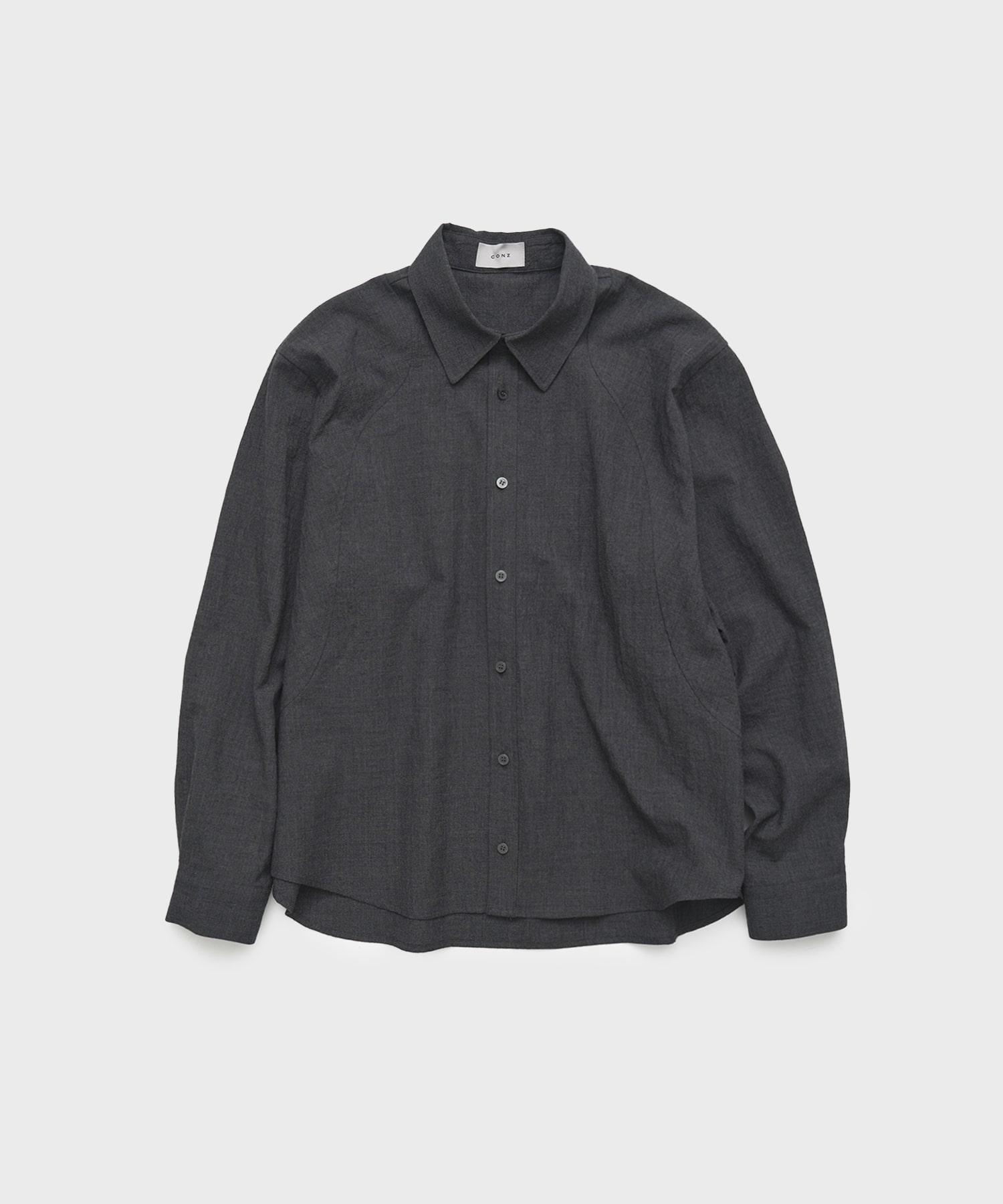 COMPACT FIT WOOL PANEL SHIRT