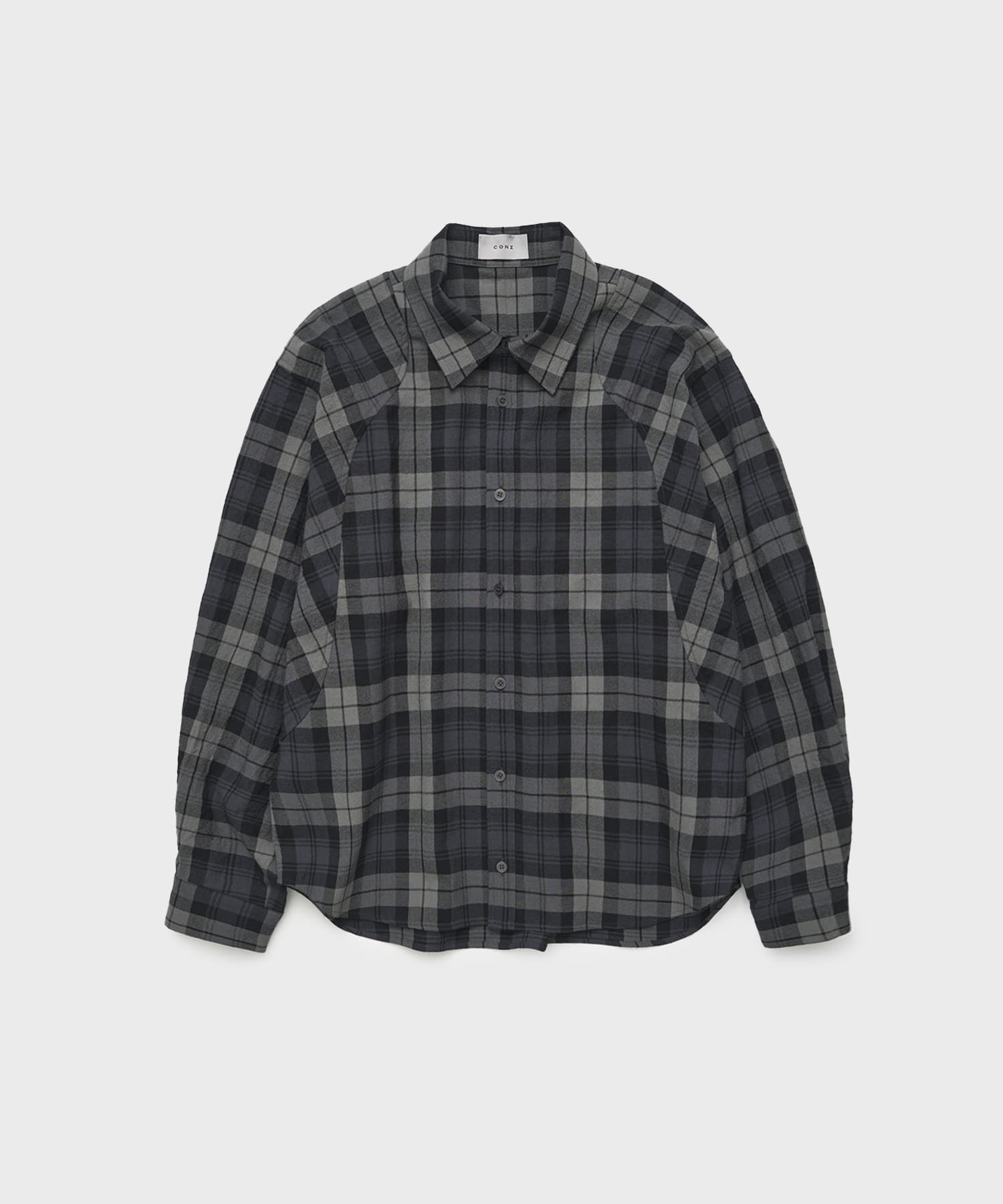 COMPACT FIT WOOL PANEL SHIRT