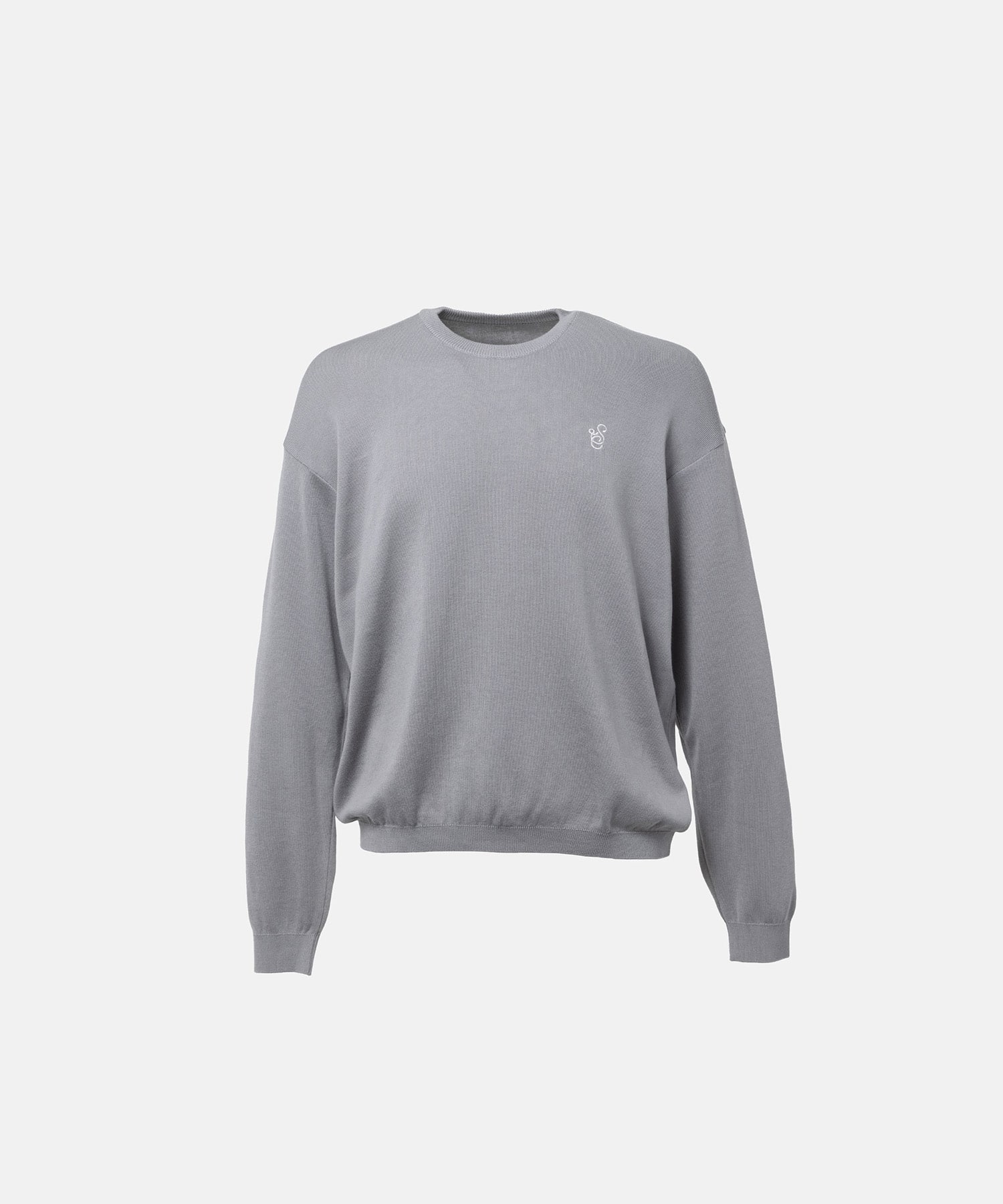 SCRIPT KNIT L/S TEE