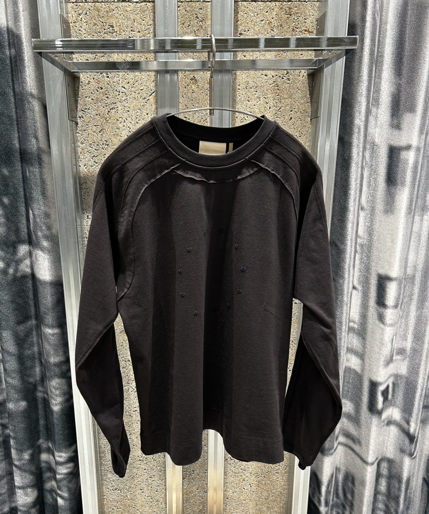 Jian ye ジェンイェ　Orbit Top クロップドスウェット トレーナー JIAN YE】 ORBIT TOP｜kink online shop