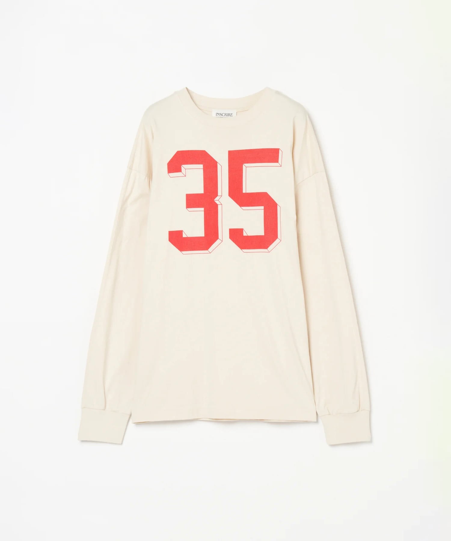 No35 Long Sleeve Loose Fit RED