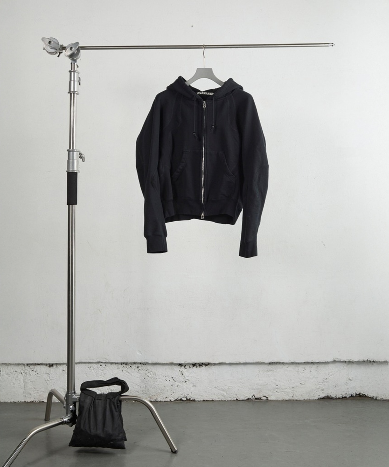 PANELLED ZIP UP HOODIE