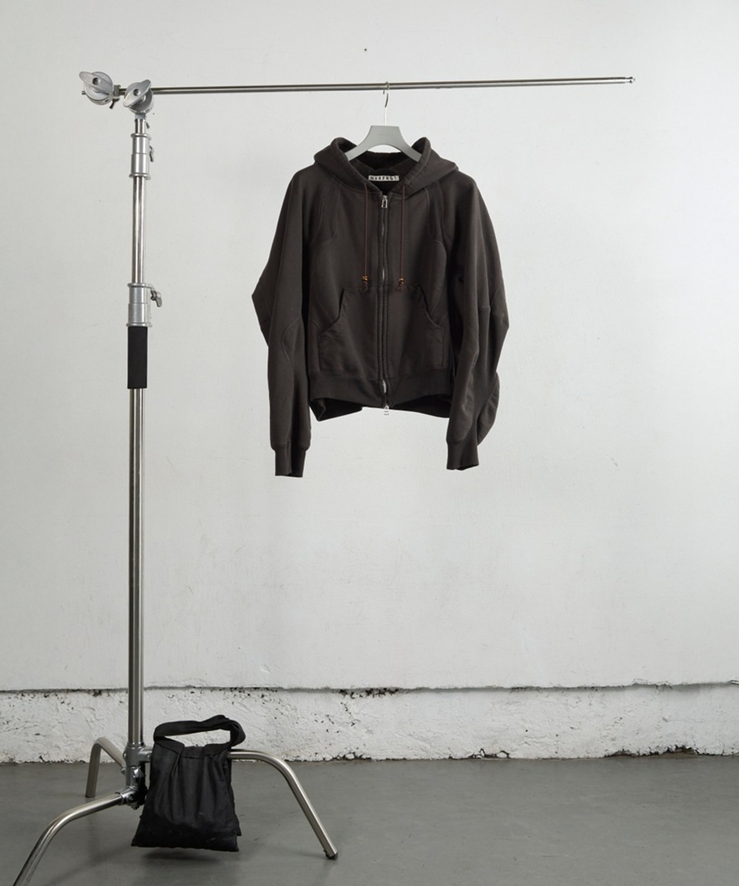 PANELLED ZIP UP HOODIE