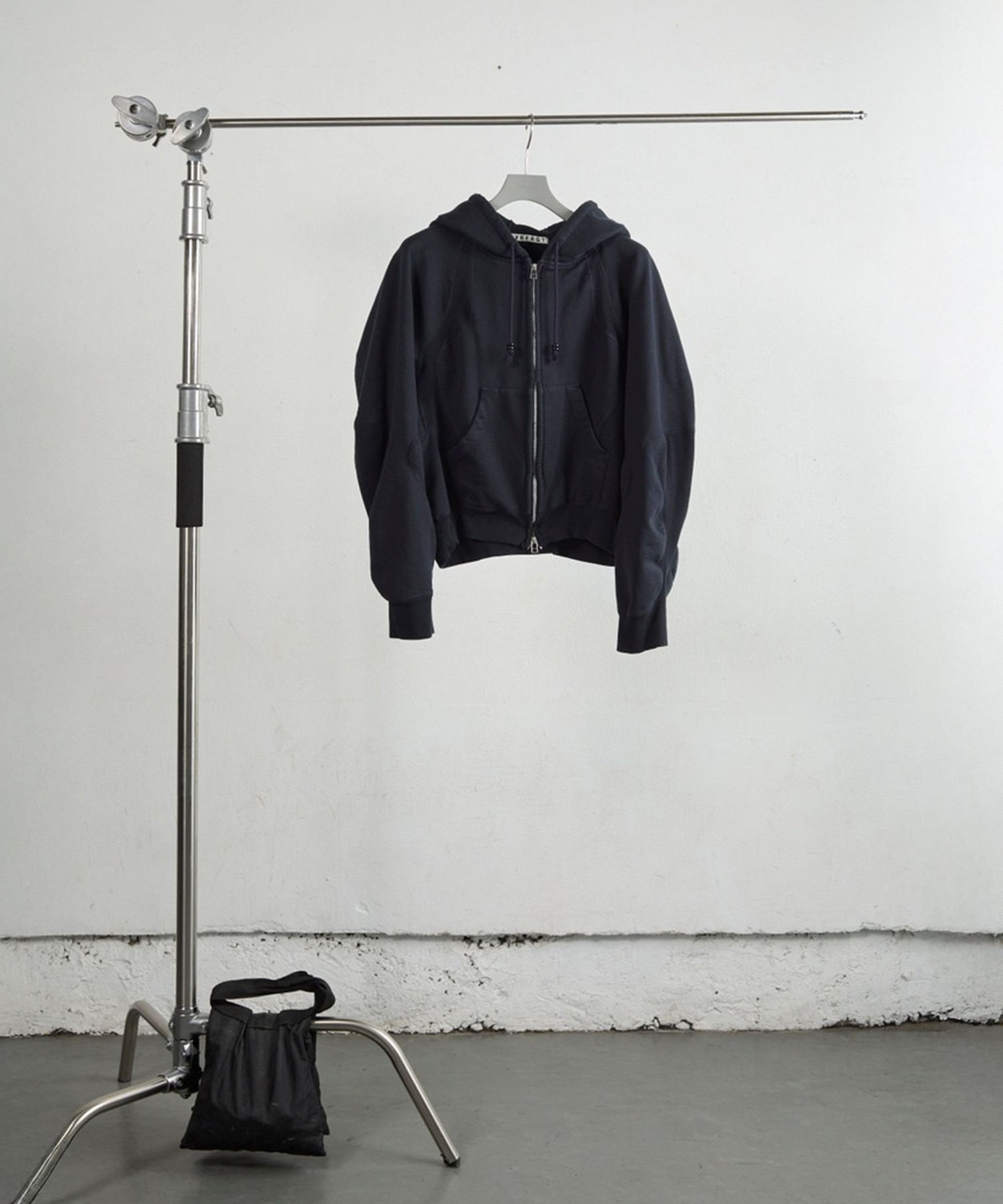 PANELLED ZIP UP HOODIE