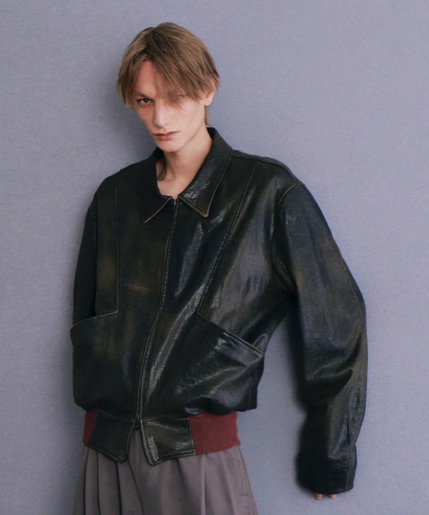 CRACK TERRY BLOUSON