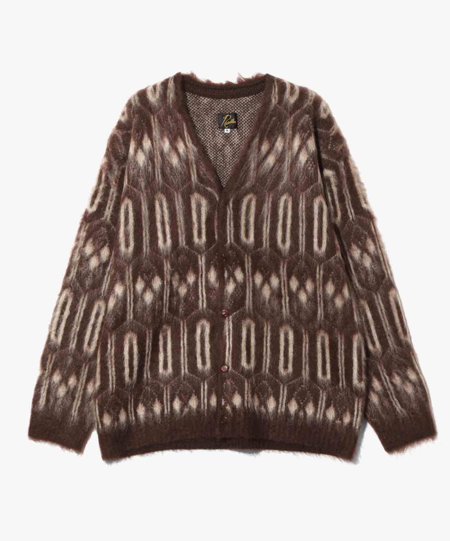 Mohair Cardigan Geometric