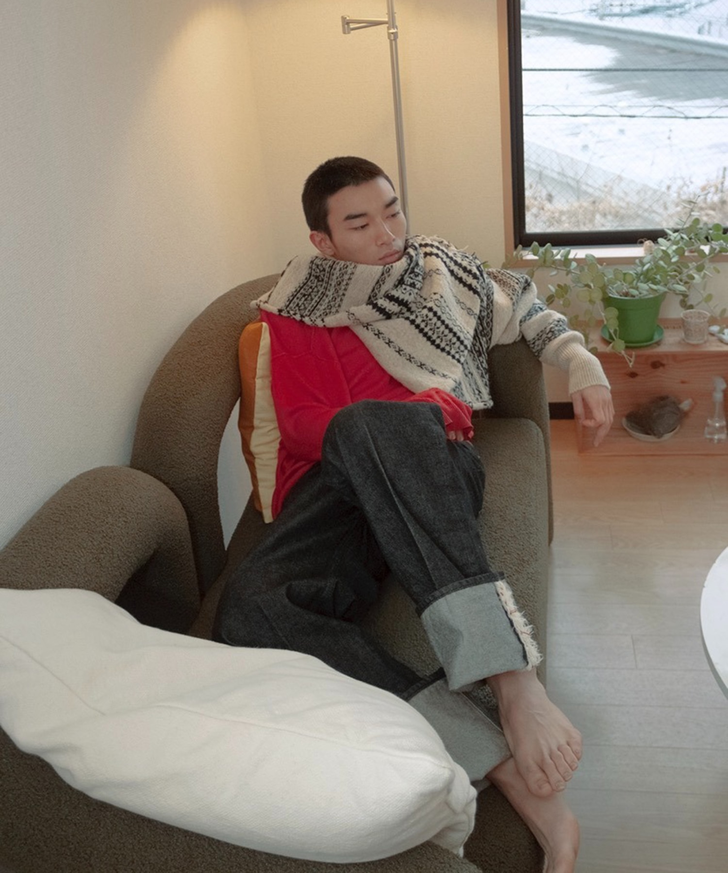 Jumper-ish Scarf-Jamiesons ×Kota Gushiken