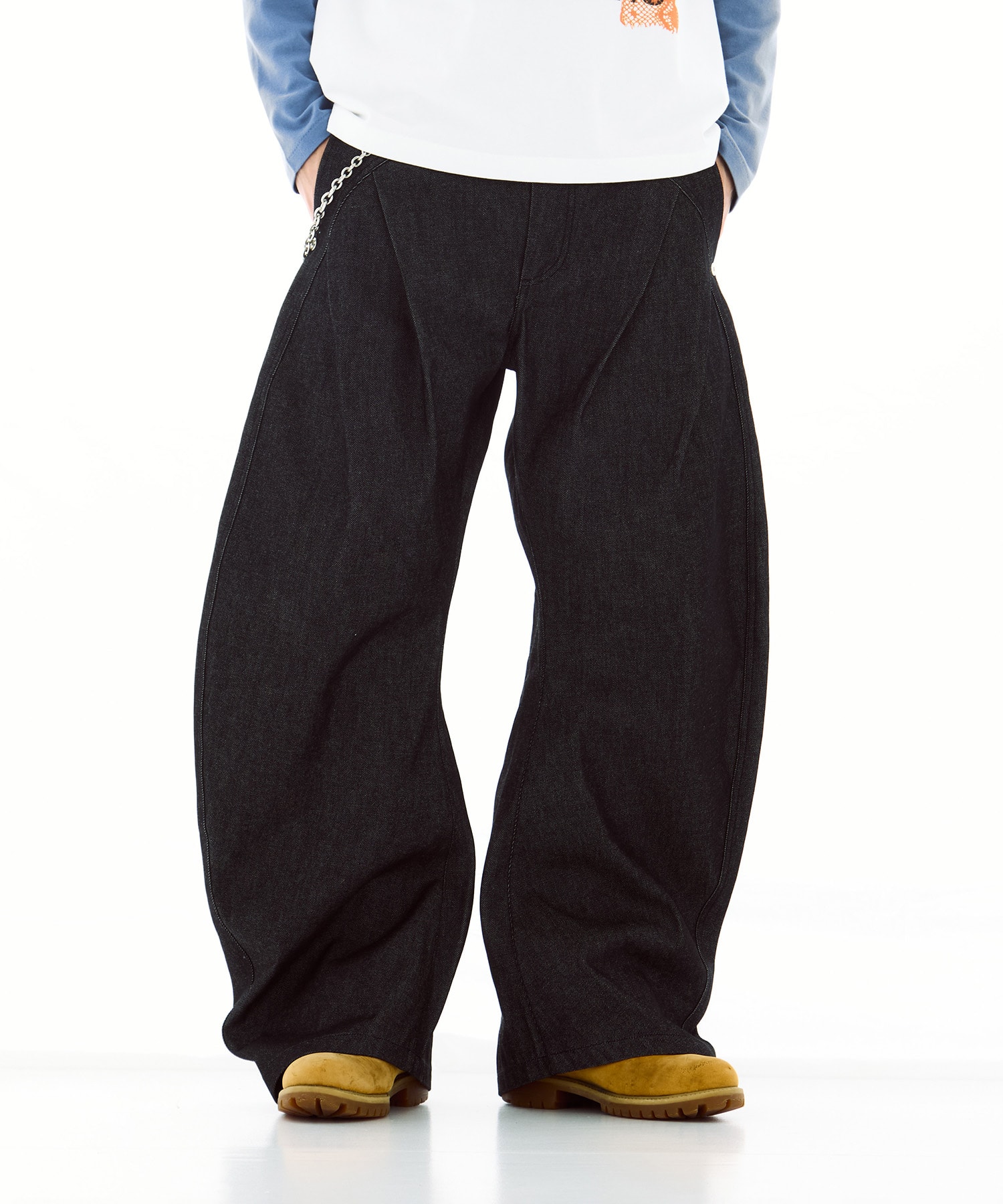 RIGID CURVED DENIM
