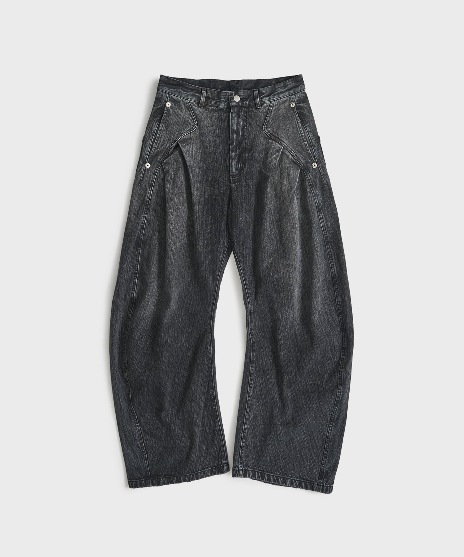 COLOR DYED SLAB CRVED DENIM