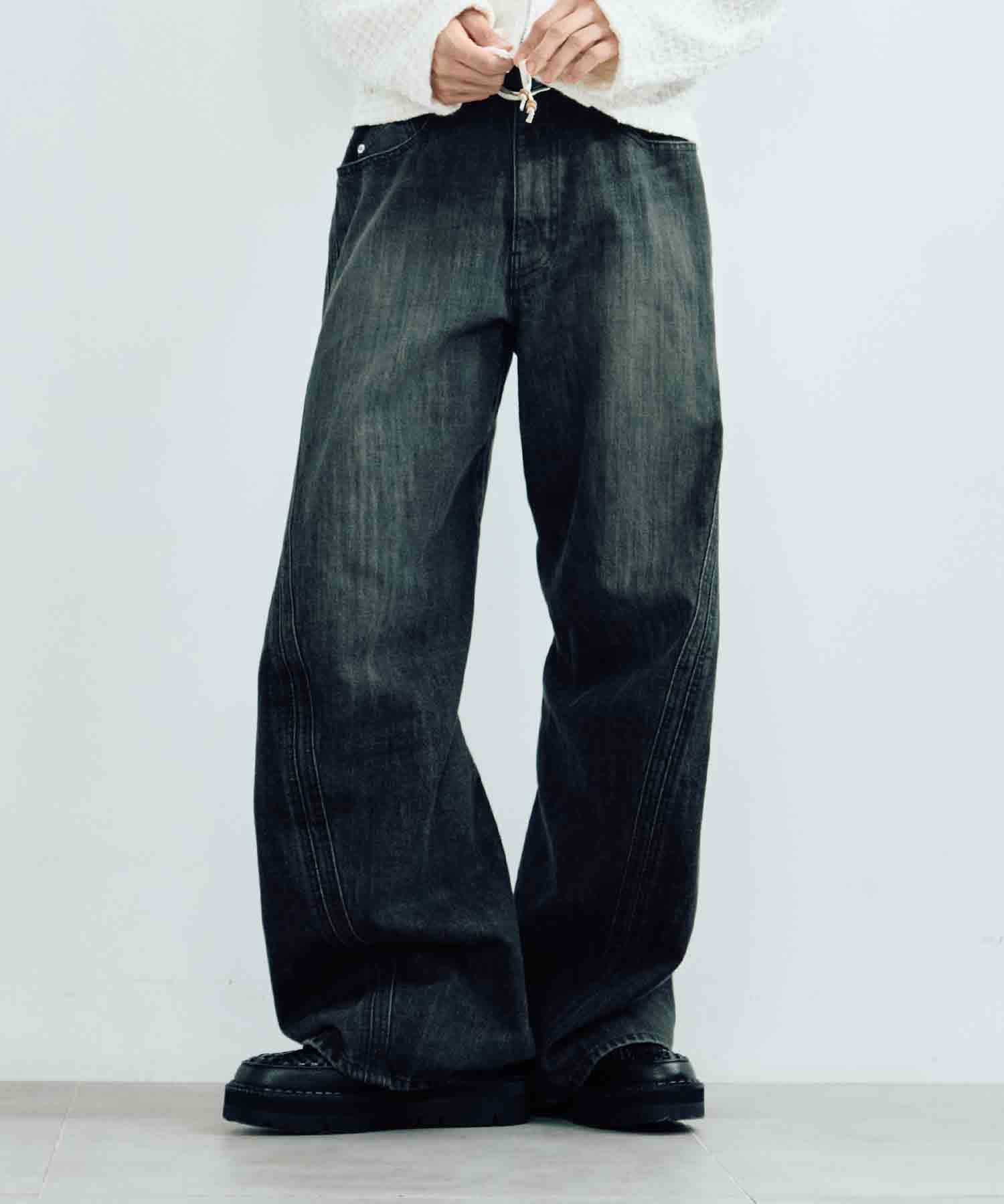 別注 3D TWISTED  WIDELEG JEANS