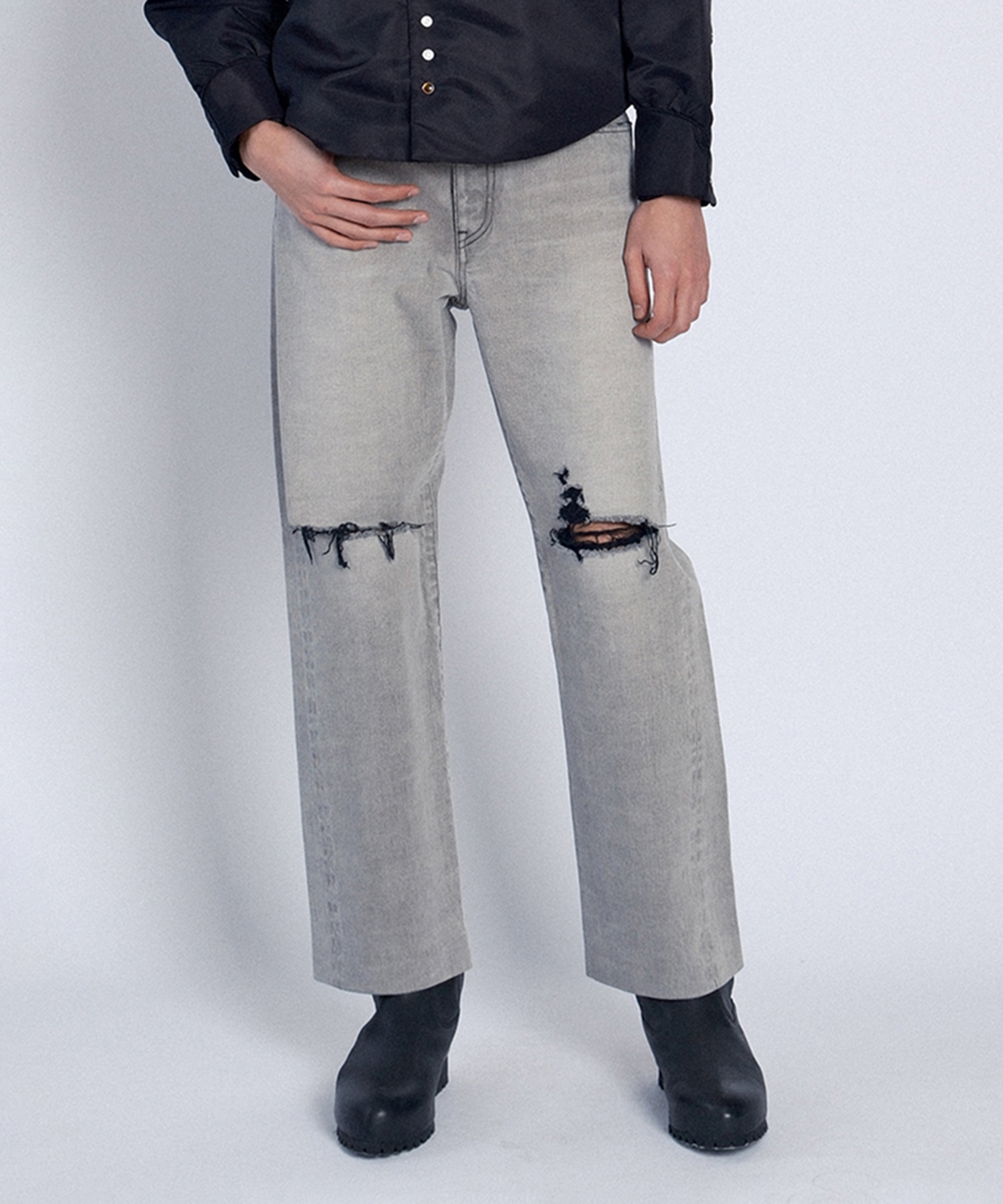 STRAIGHT JEAN TROUSERS