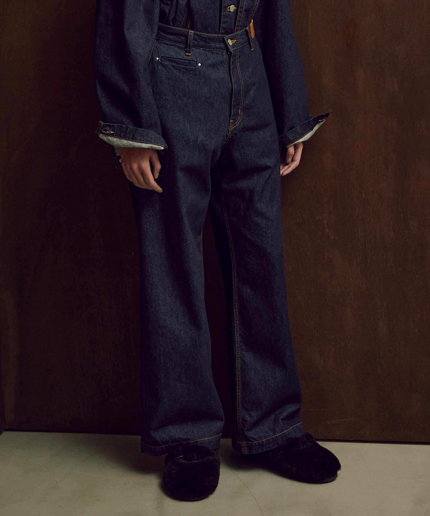 Wide Denim Trpusers