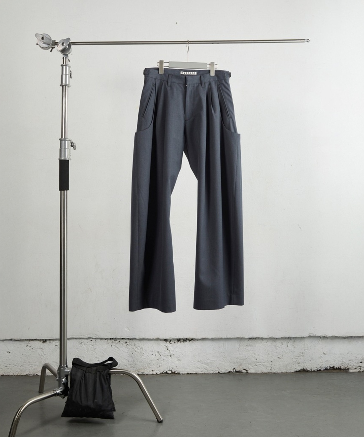 CURVED LEG UTILITY TROUSERS
