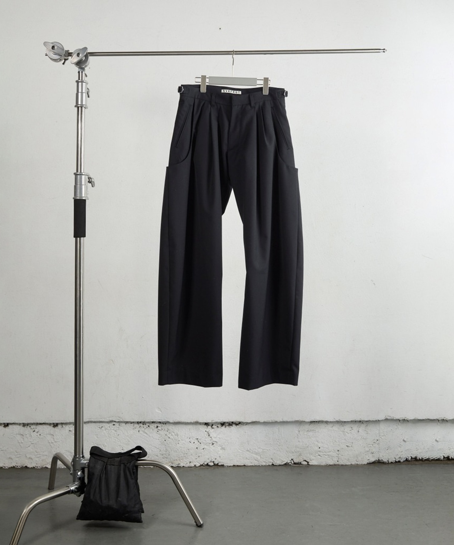 CURVED LEG UTILITY TROUSERS