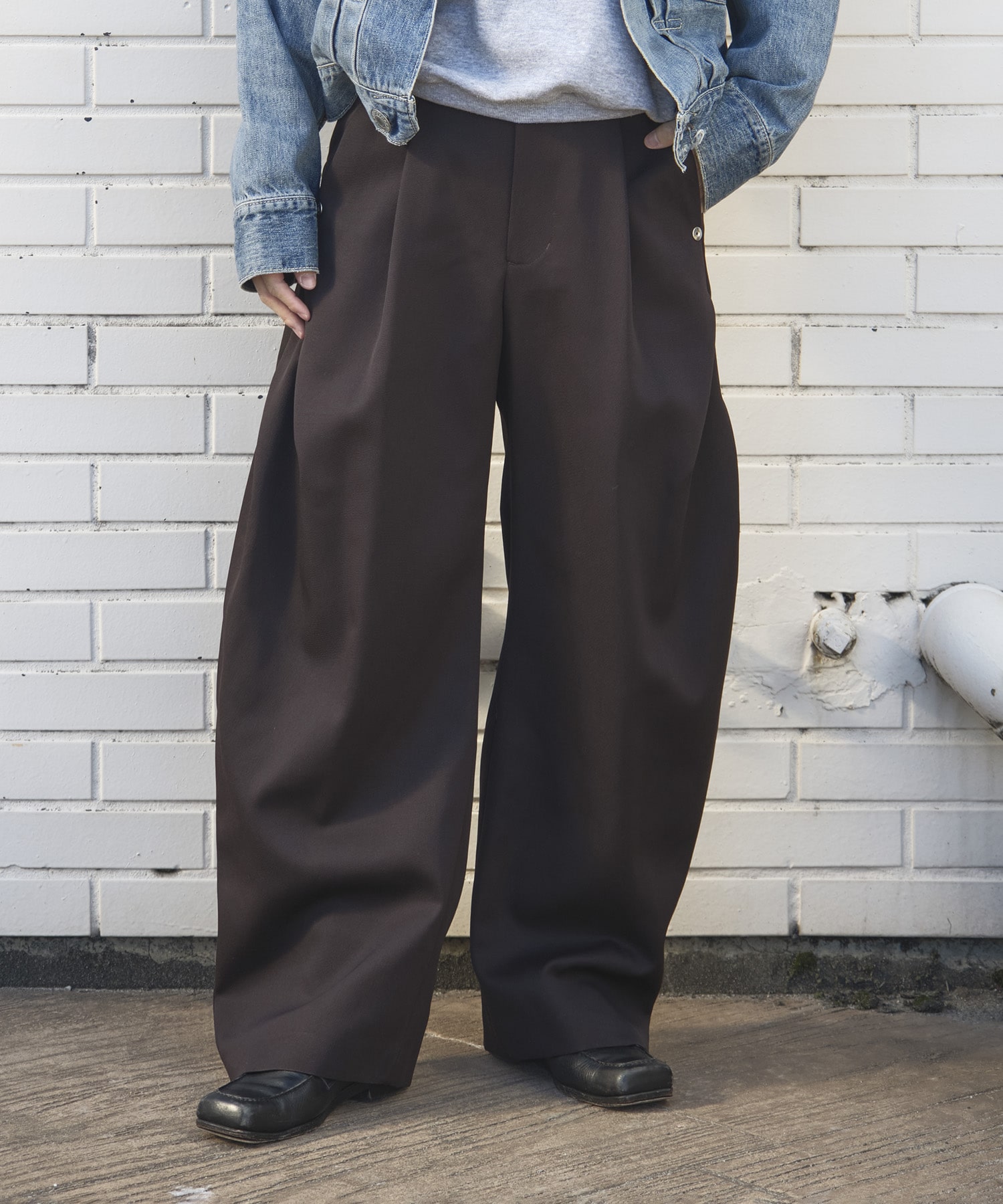 CURVE LEG TROUSERS GABA