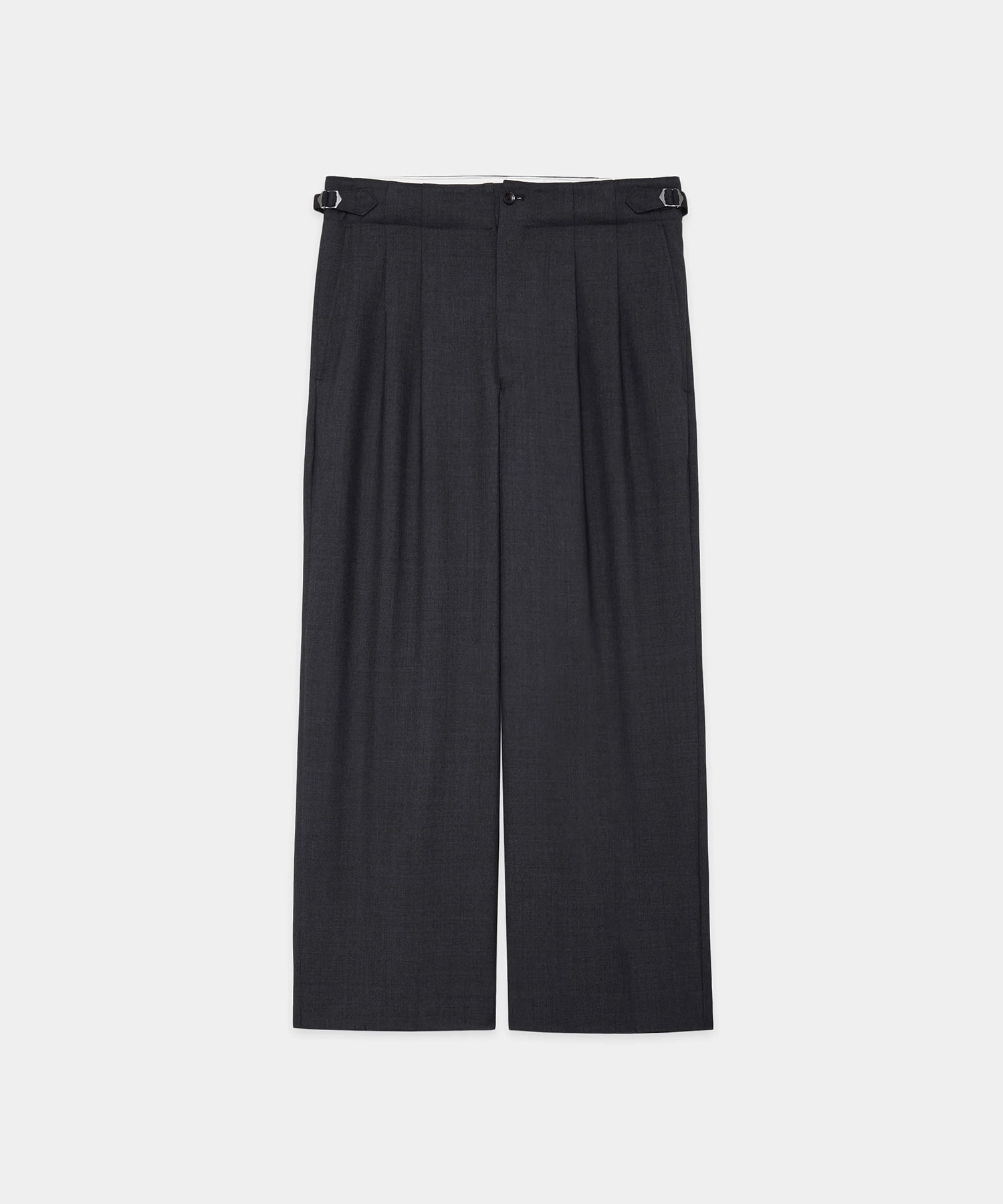 TWO TUCK MILITARY TROUSERS