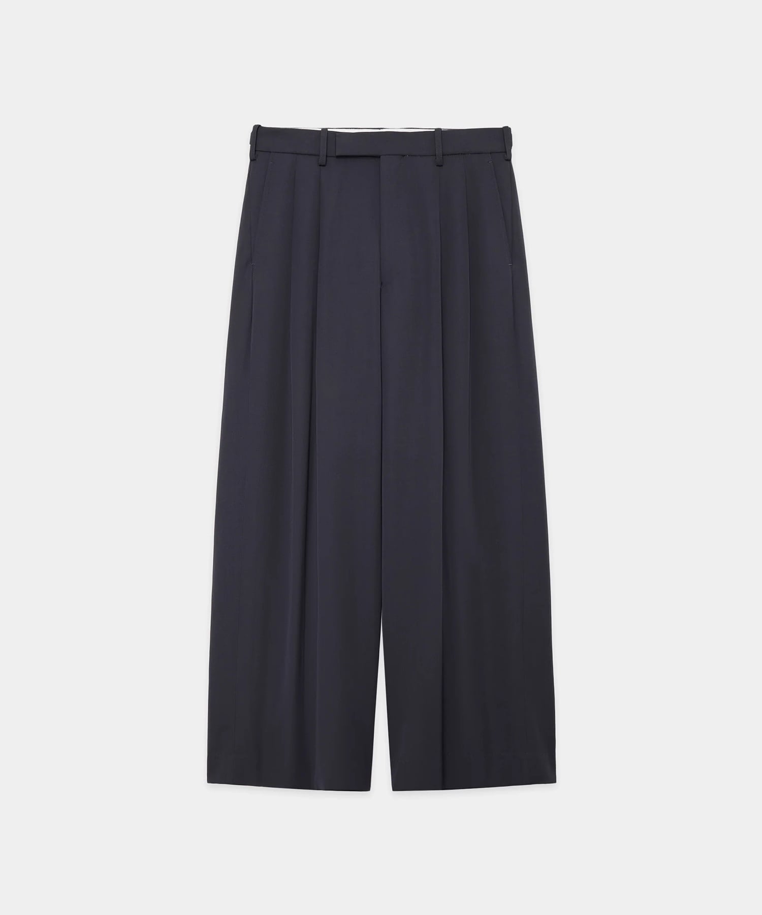 TWO TUCK BAGGY TROUSERS
