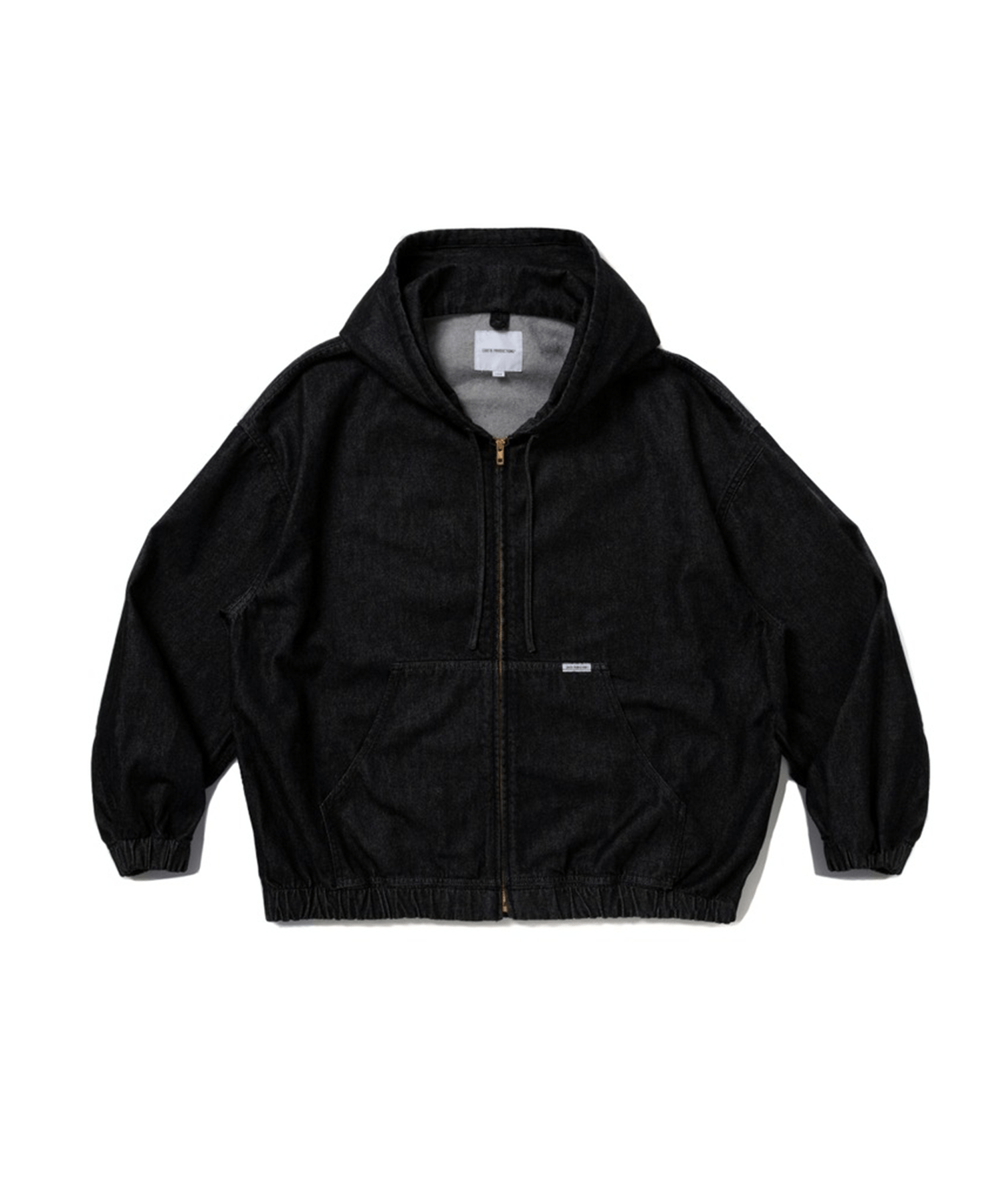 12.5oz Denim Zip Up Hooded Jacket