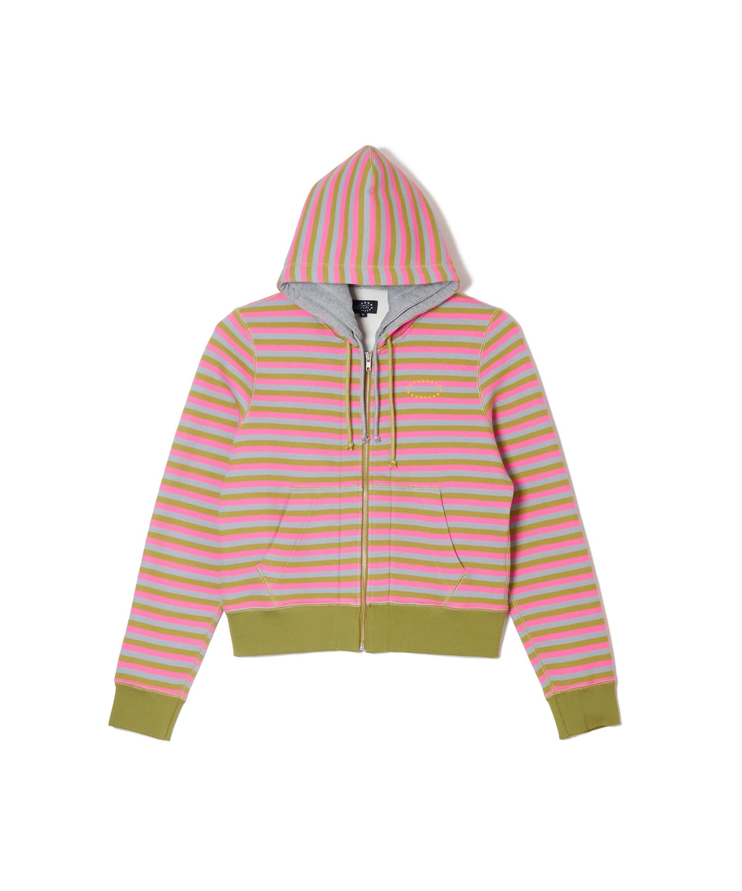 DOUBLE LAYERD ZIP UP HOODIE