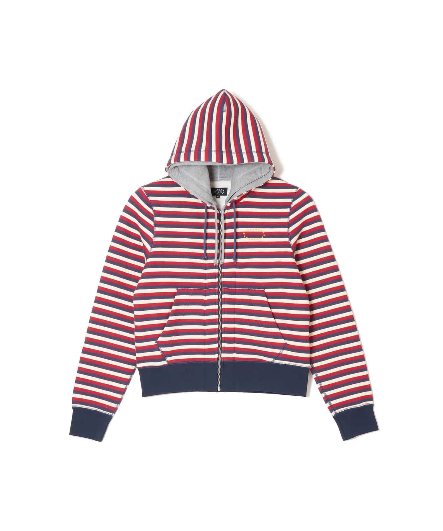 DOUBLE LAYERD ZIP UP HOODIE