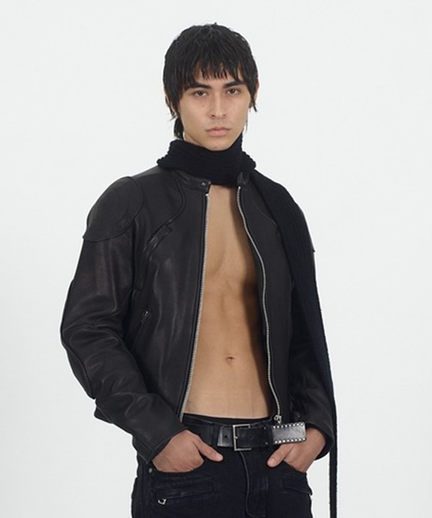 LEATHER MOTORCYCLE JACKET