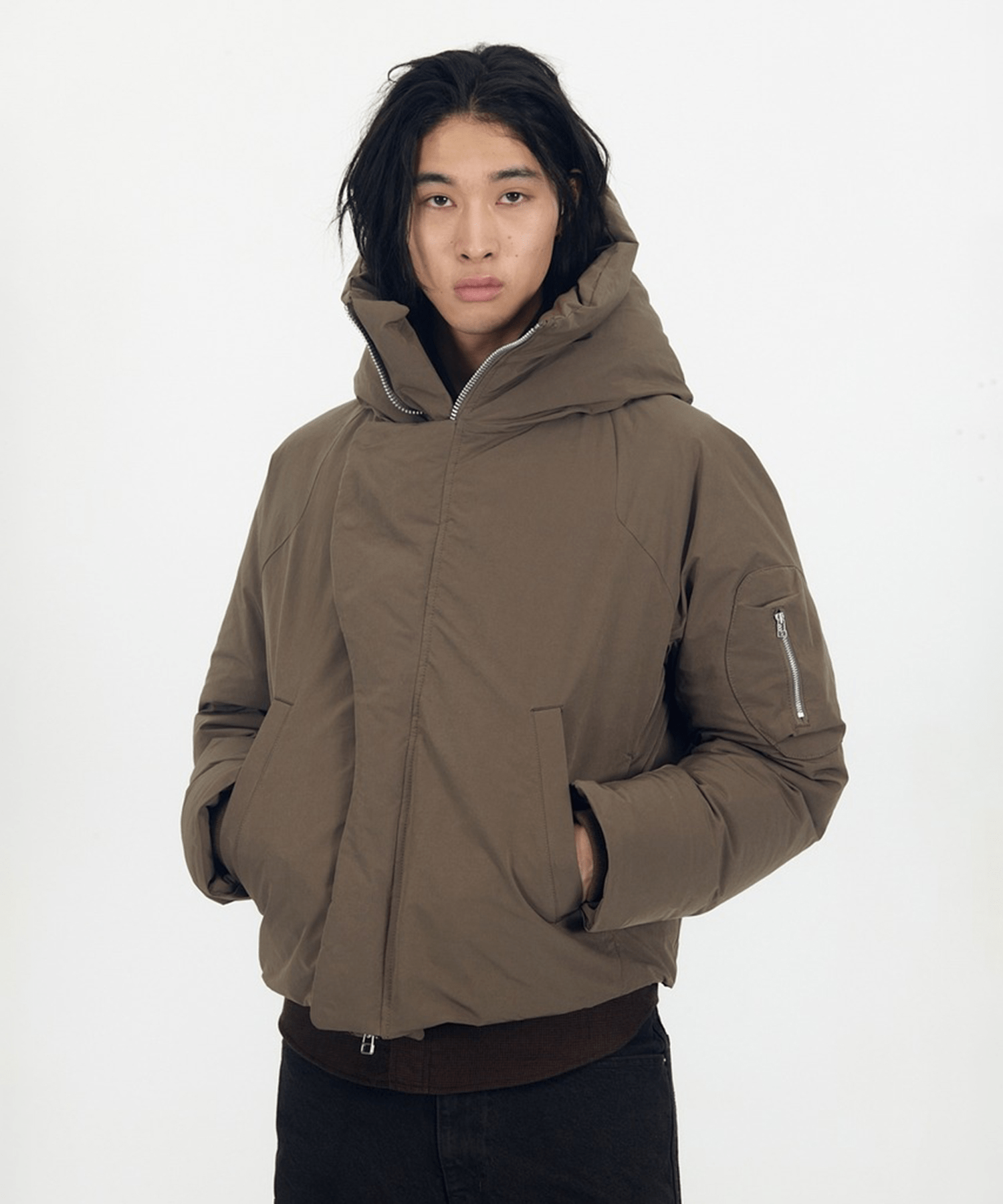 HOODED PUFFER JACKET