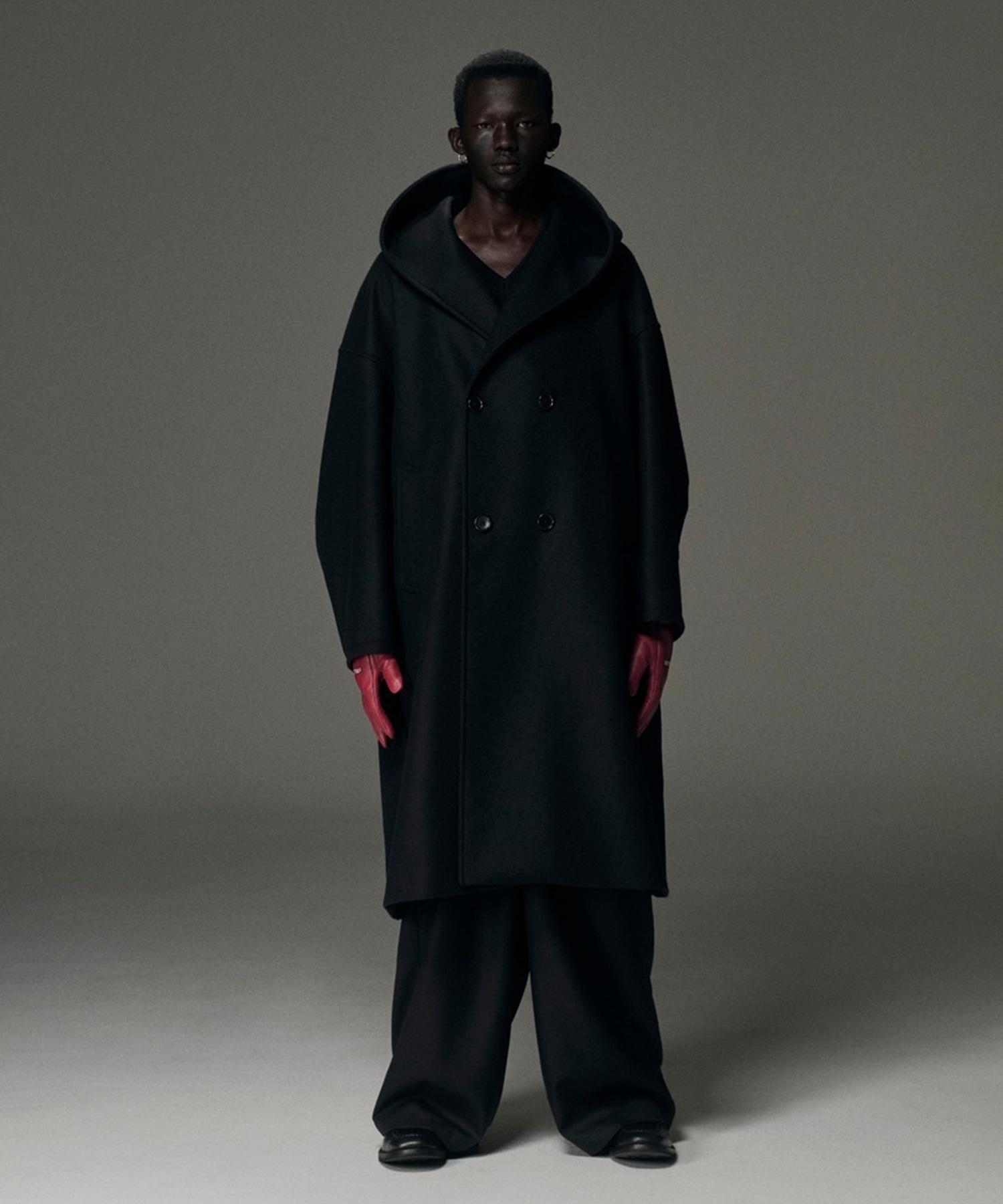 Wool Melton Double Breasted Jedi Coat