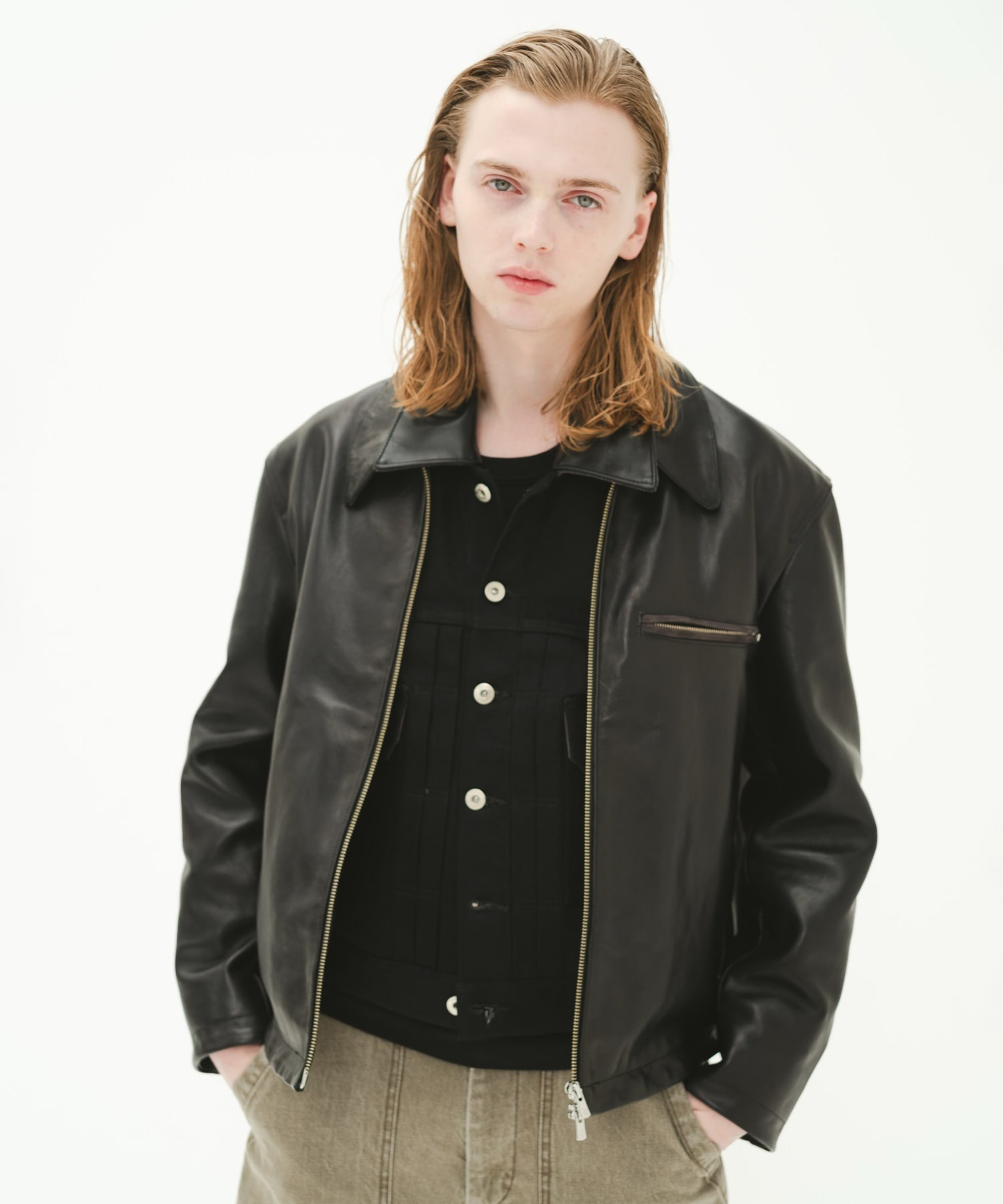 WORKER LEATHER JACKET