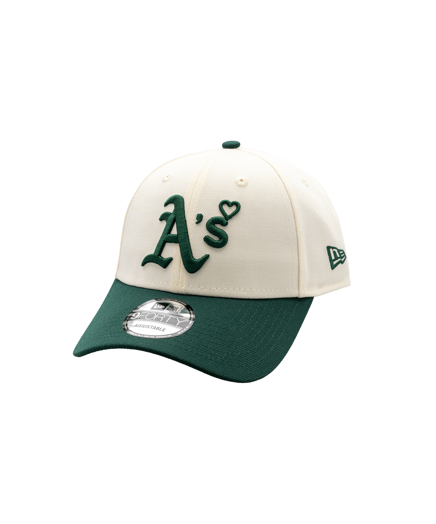 x Newera Athletics CapWHT/GRN