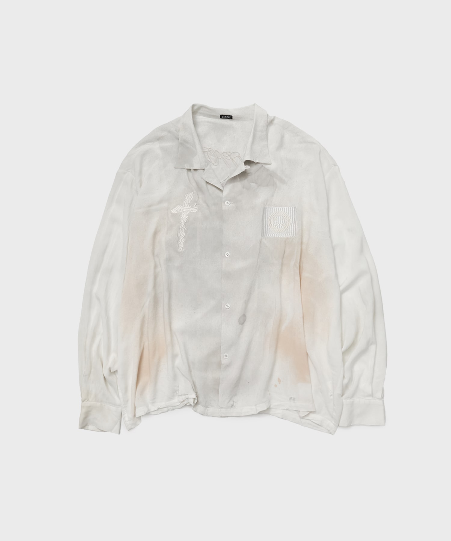 Dyed Civil Embroidery Shirt