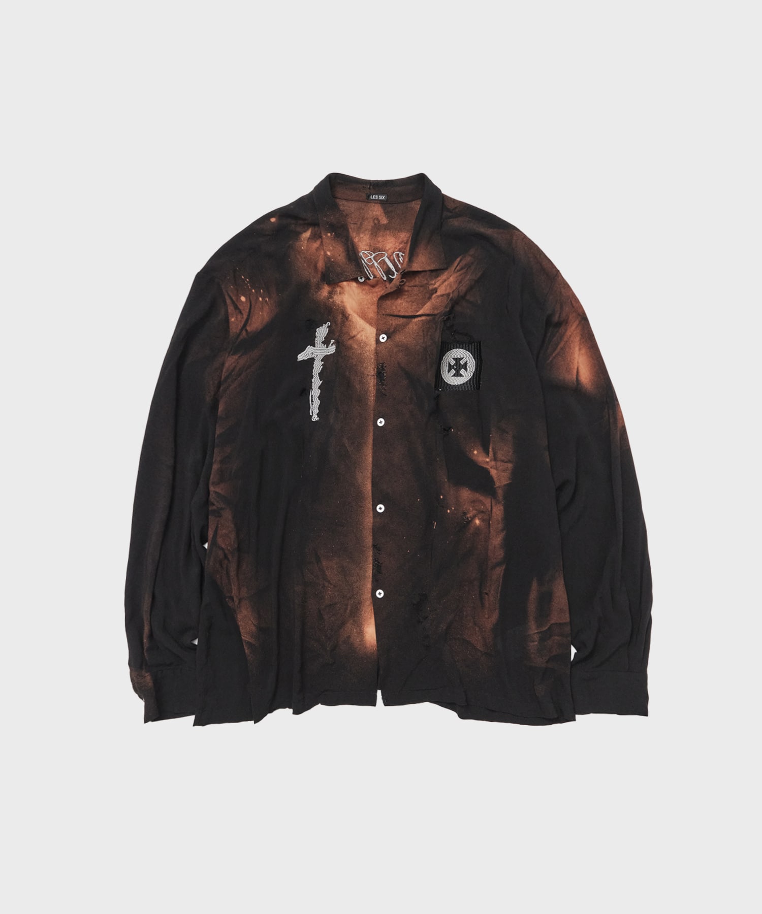 Dyed Civil Embroidery Shirt