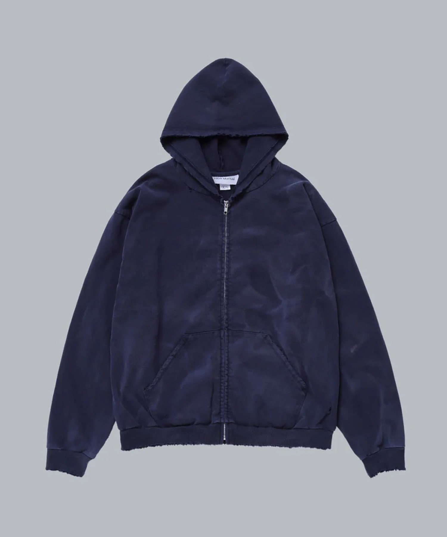 VINTAGE WASHED ZIP HOODIE
