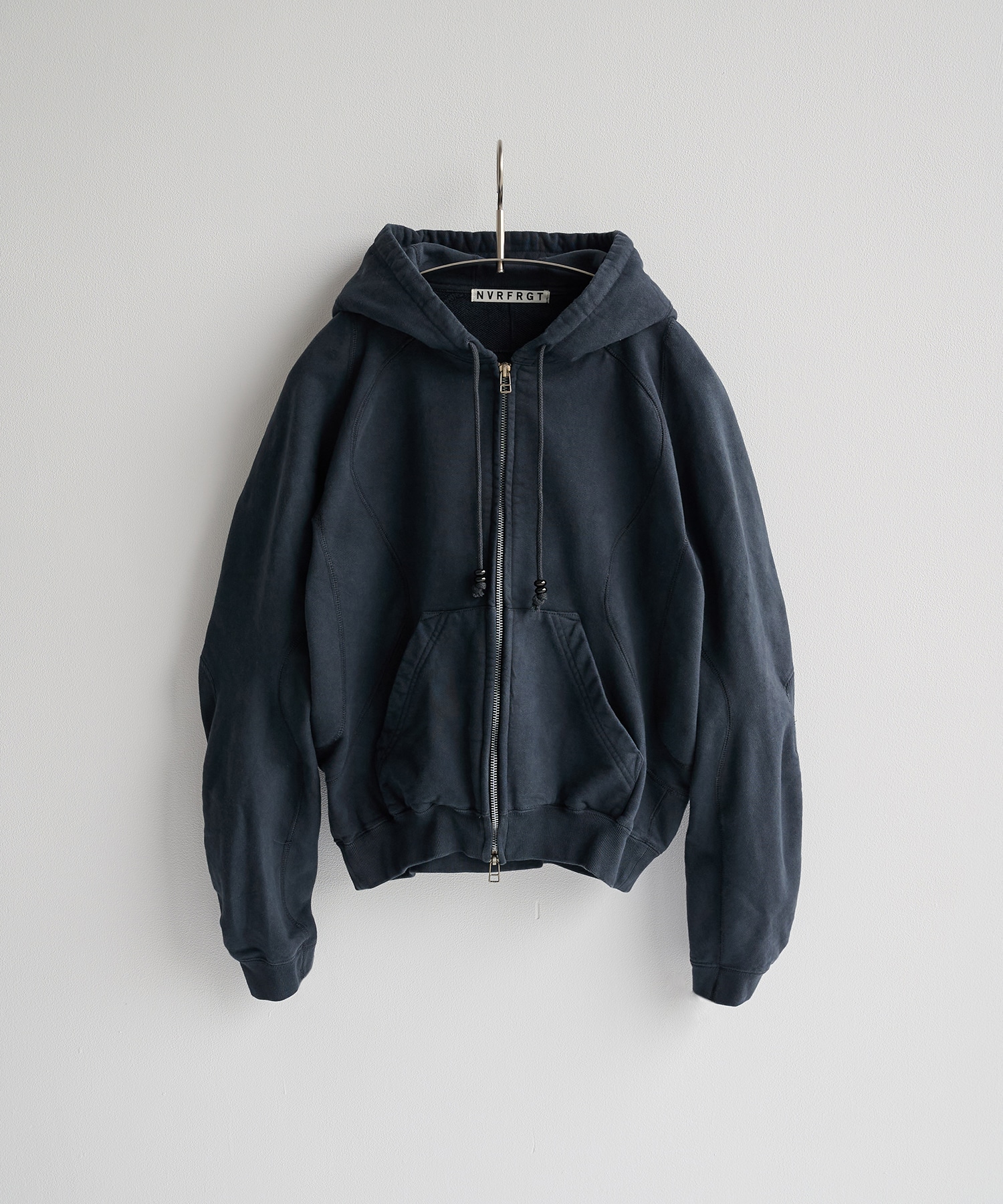 PANELED ZIP UP HOODIE