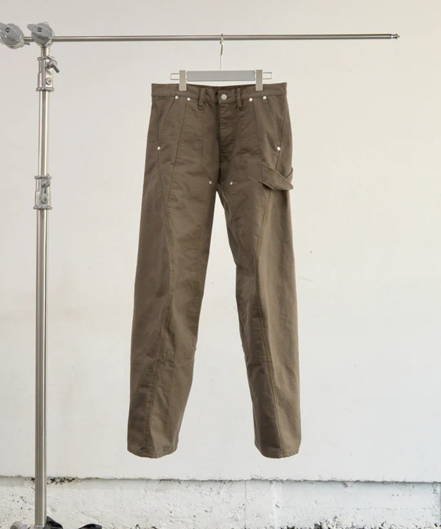 CURVED LEG DOUBLE KNEE WORK PANTS