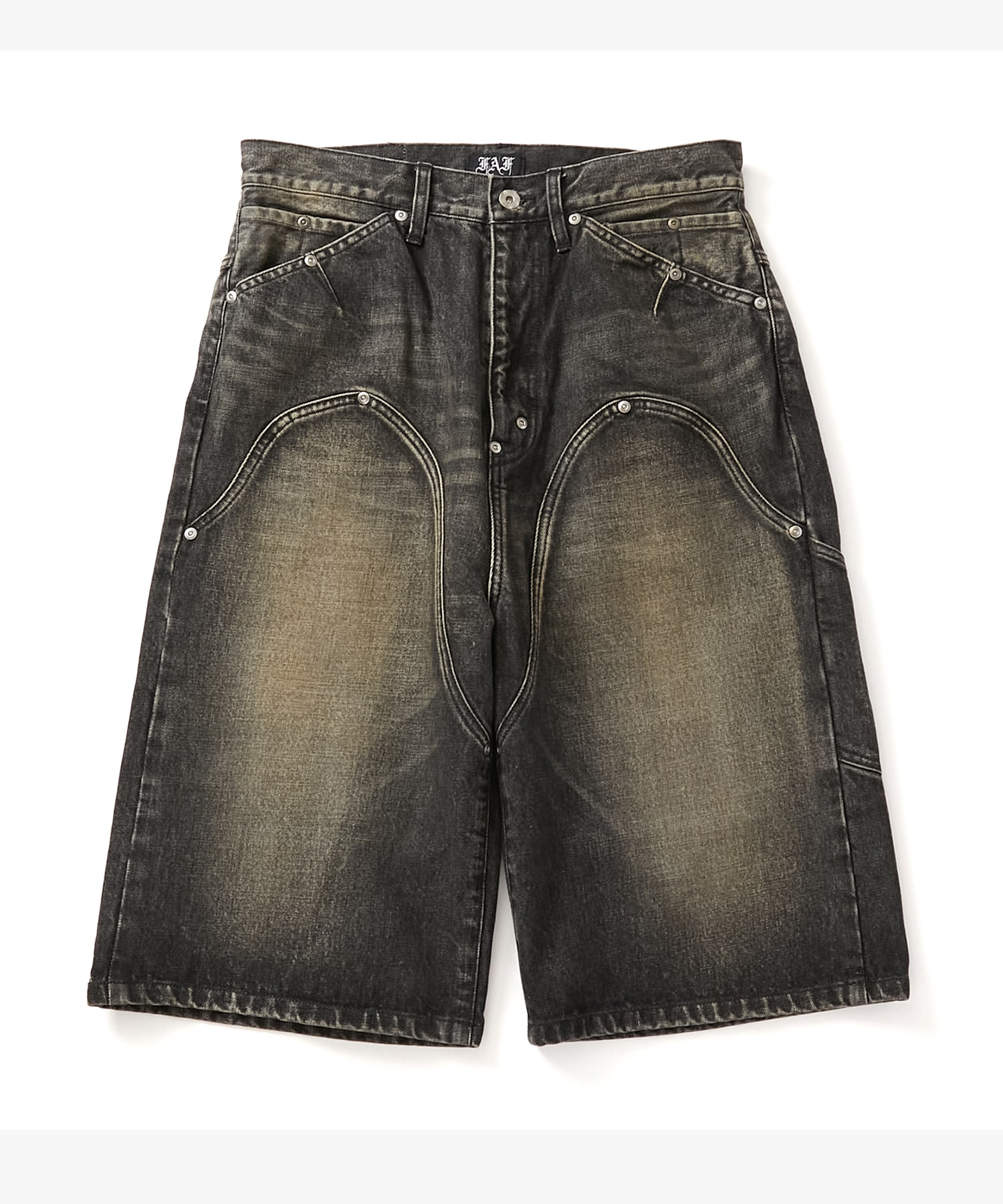 NEWCOMMUNE Baggy Denim Shorts