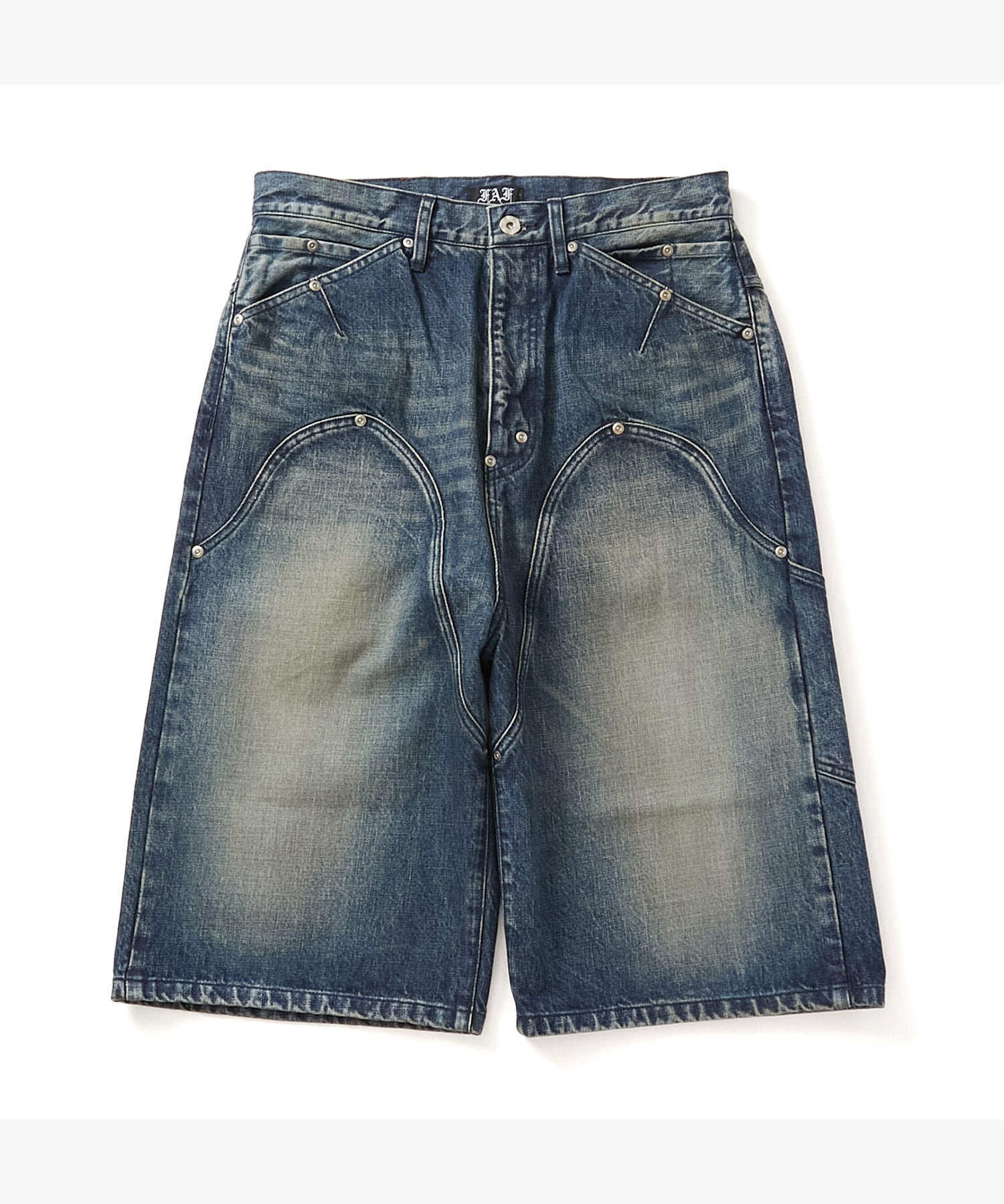 NEWCOMMUNE Baggy Denim Shorts