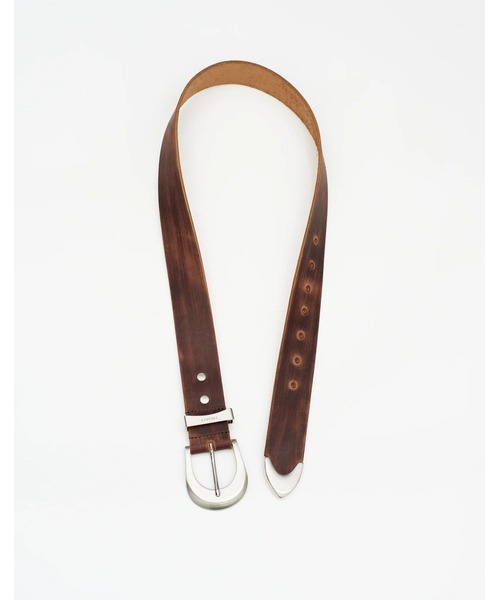 4C DISTRESSED LEATHER BELT