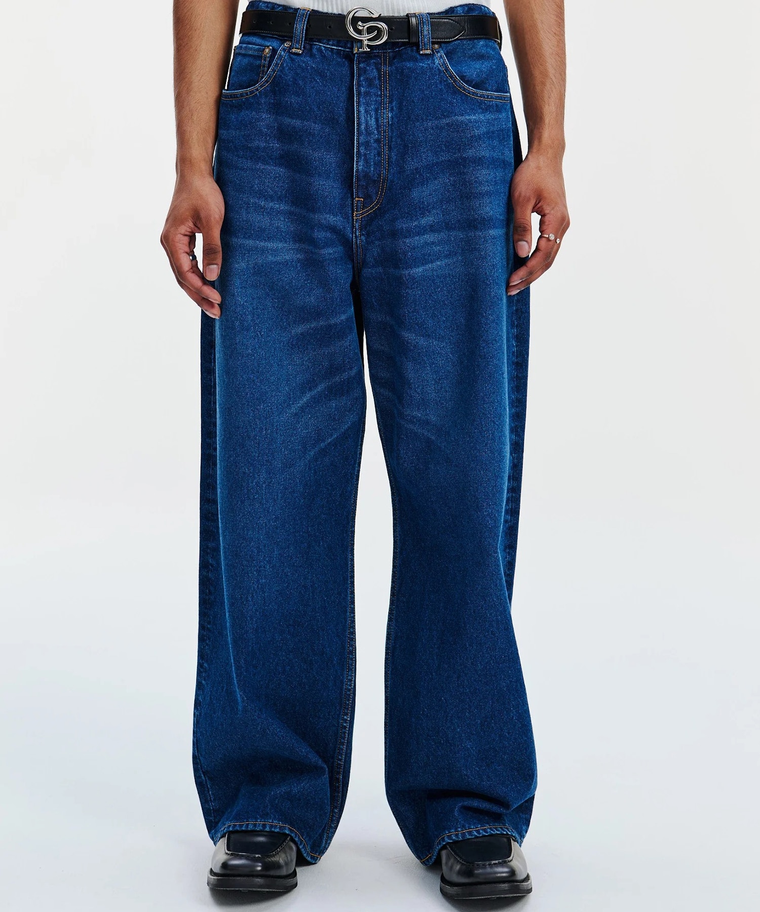 12.5oz Denim 5 Pocket Square Leg Pants