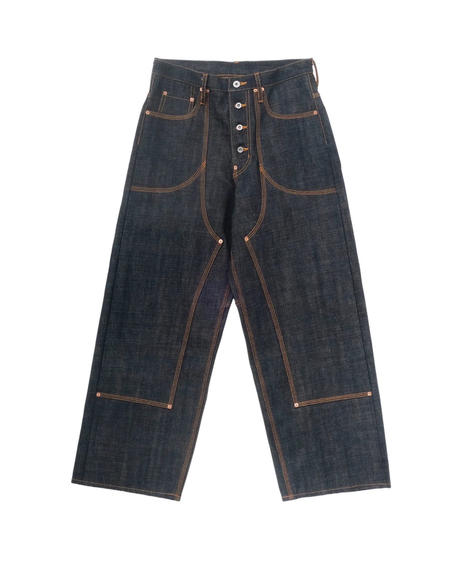 CLASSIC DOUBLE KNEE DENIM PANTS