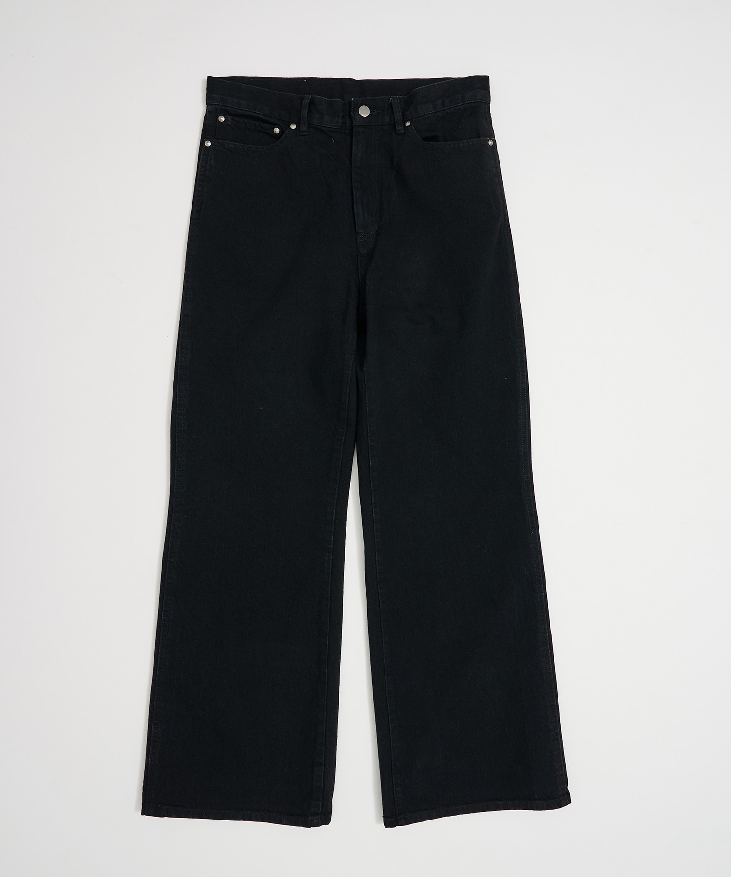 straight leg jeans black black