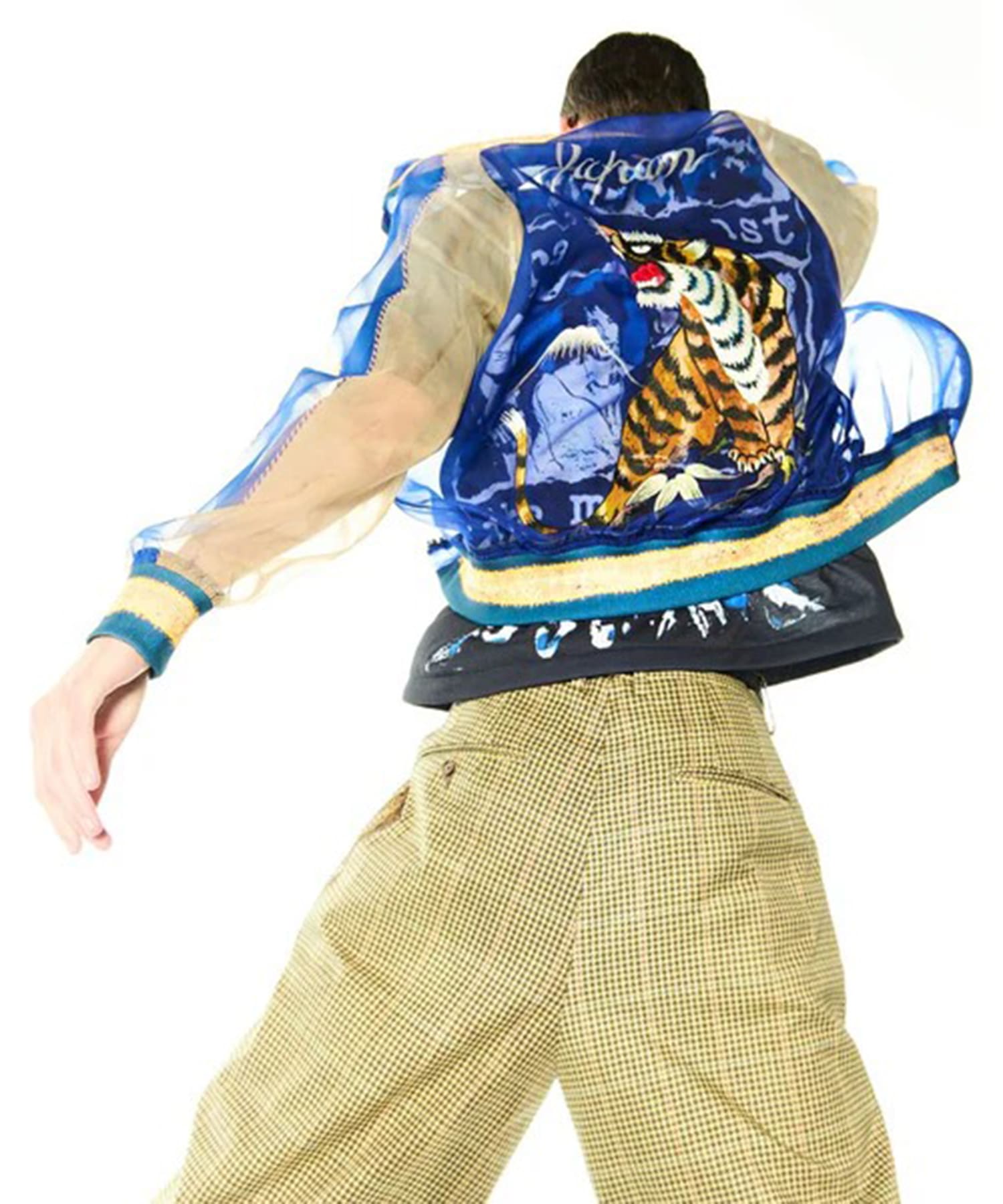 Skeleton Printed Souvenir Jacket