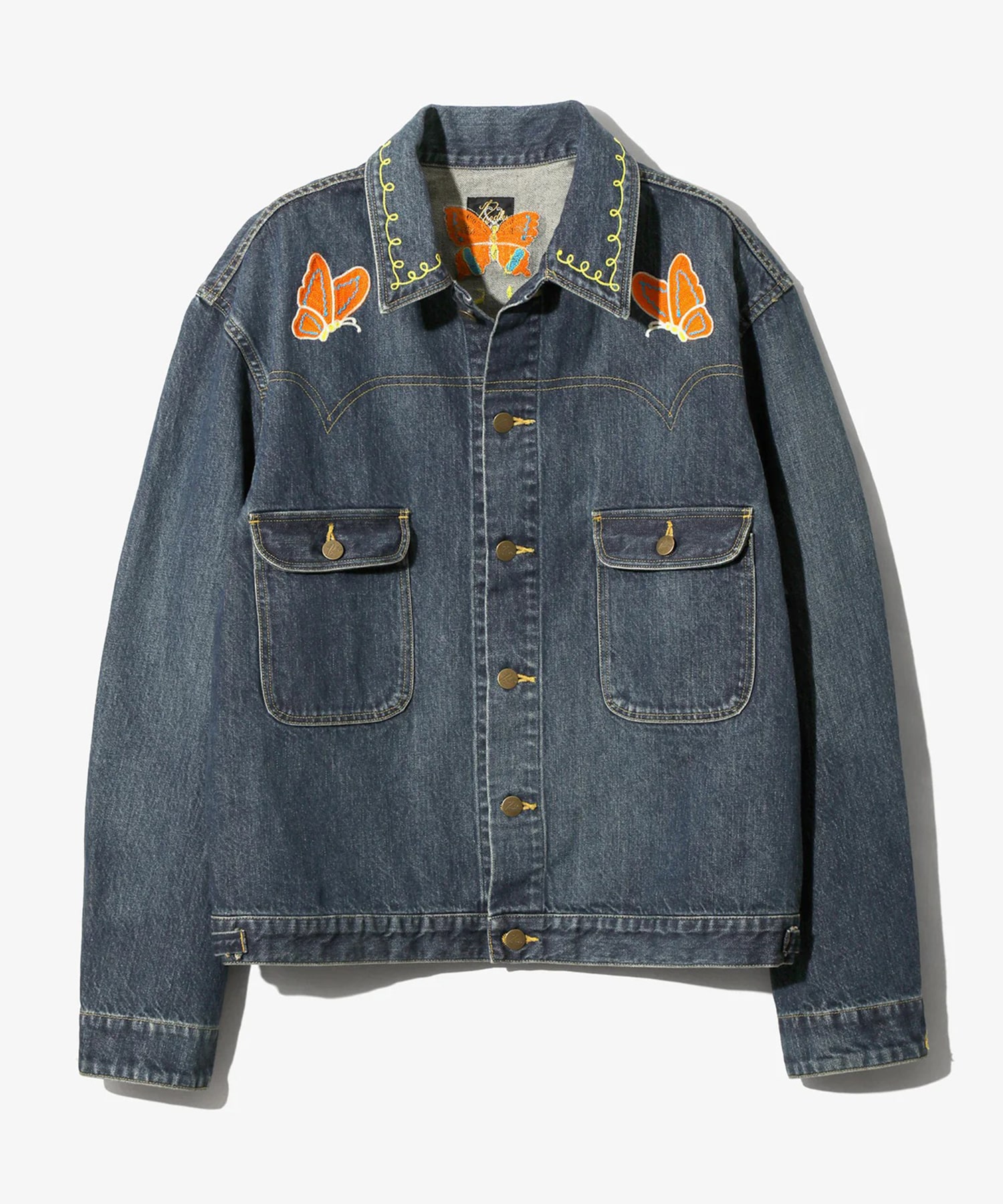 Papillion Emb. Jean Jacket