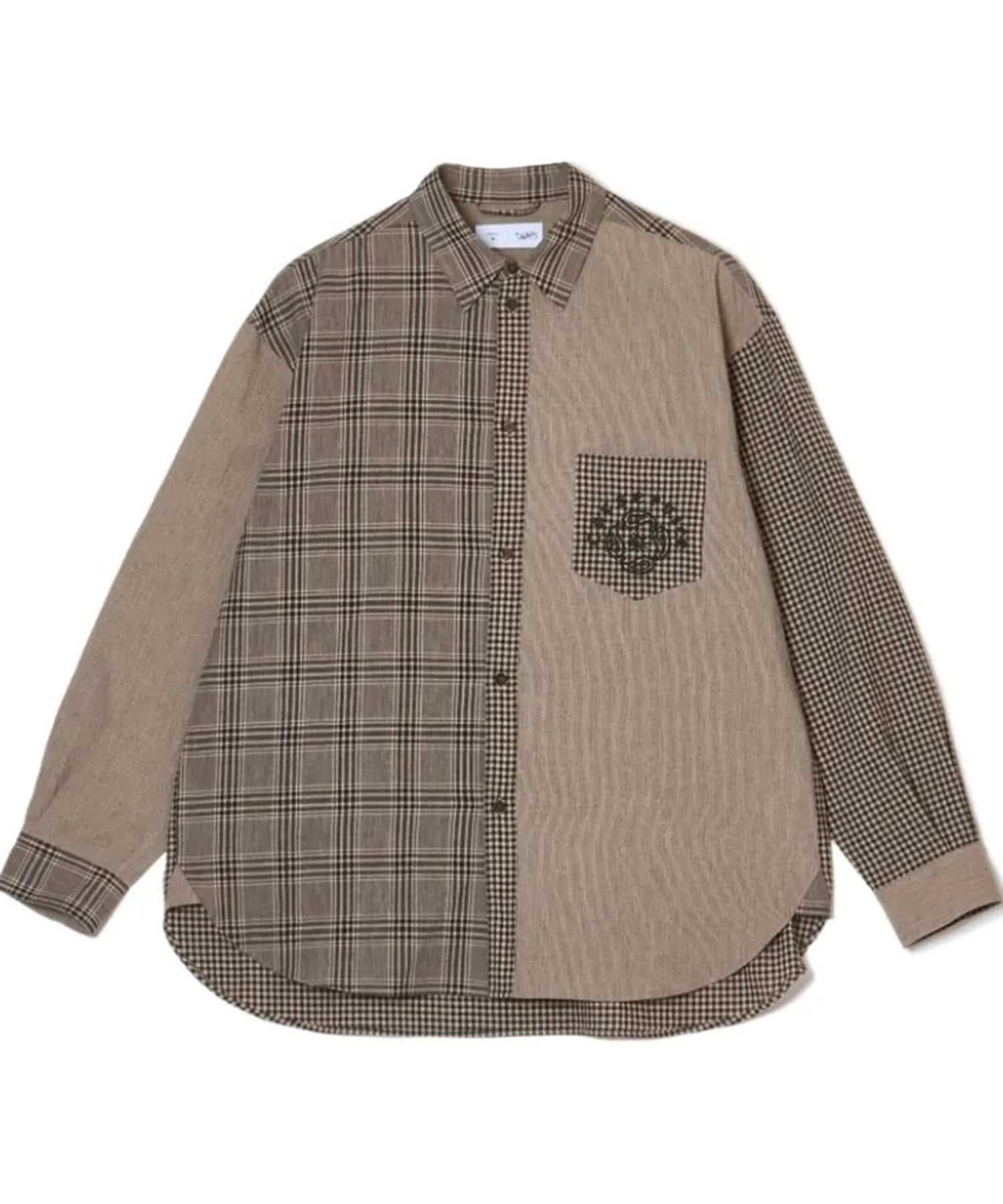 CSLINEN BIG SHIRT CRAZY PATTERN