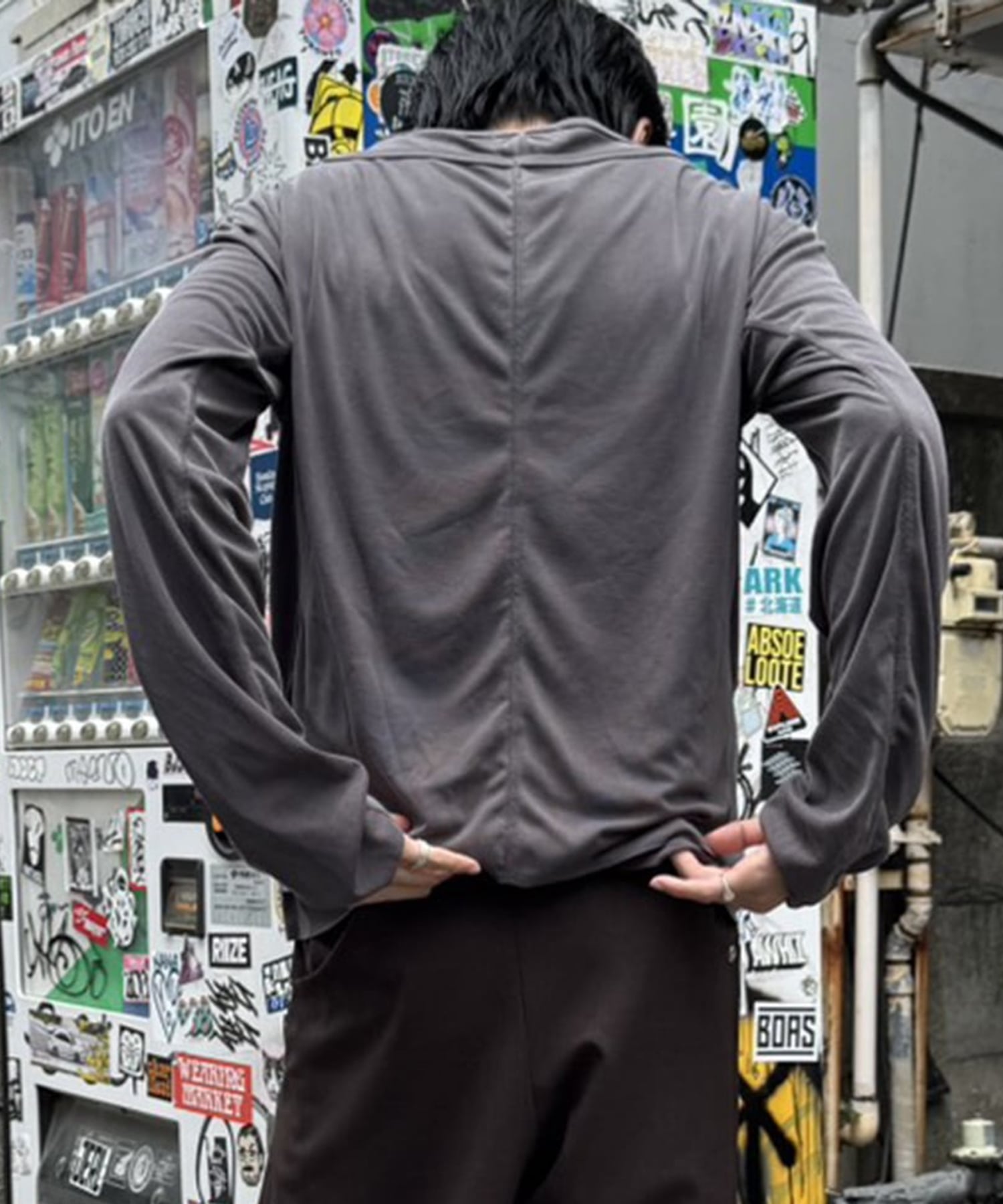 layered long sleeve tee vintage fibco