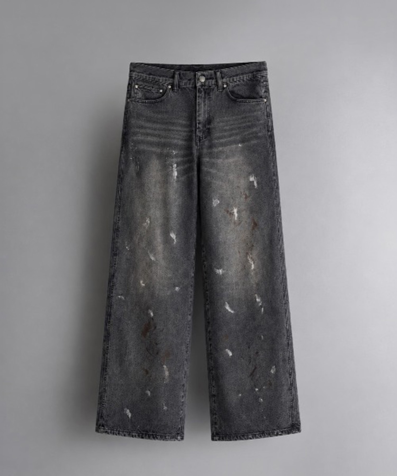 loose fit jeans 3color paint
