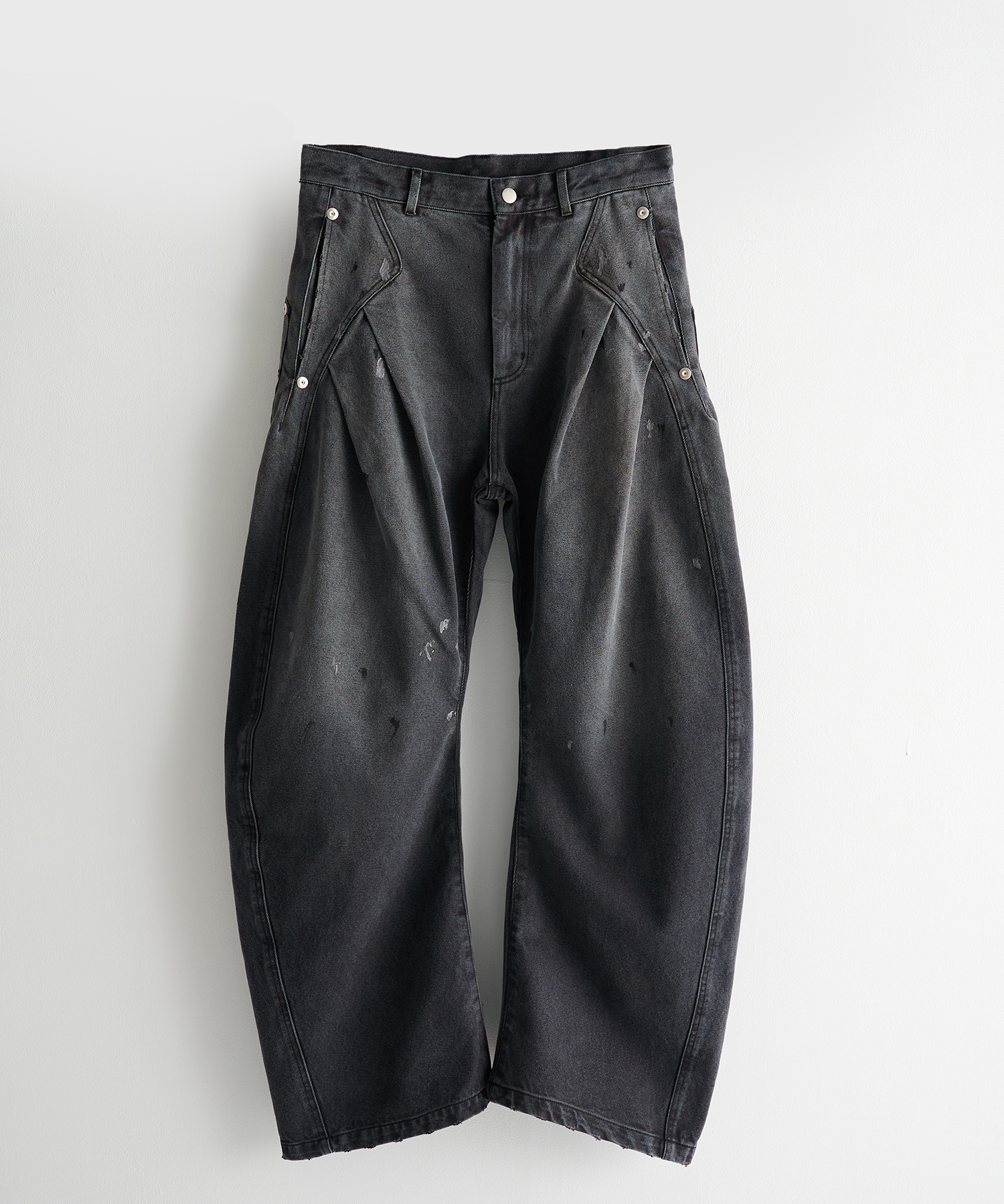 dark wash curve denim deep blue