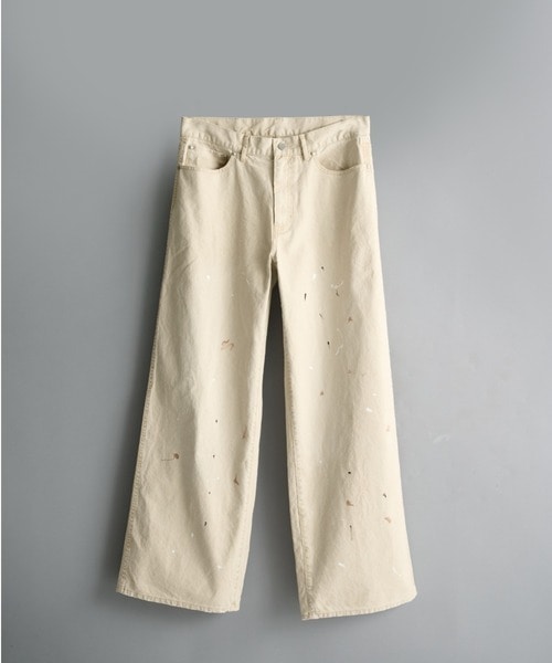 loose fit duck pants 3color paint