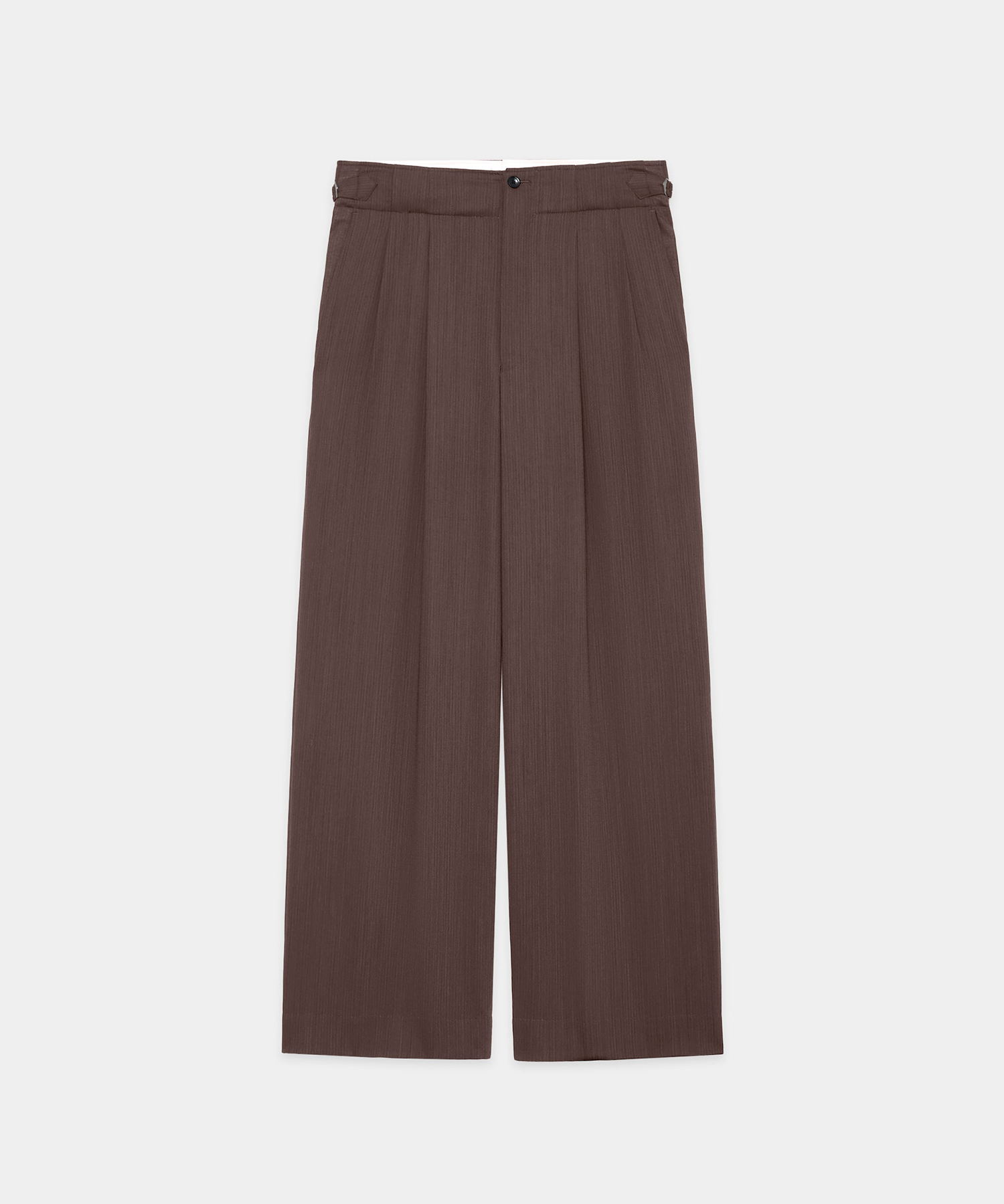 TWO TUCK MILITARY TROUSERS