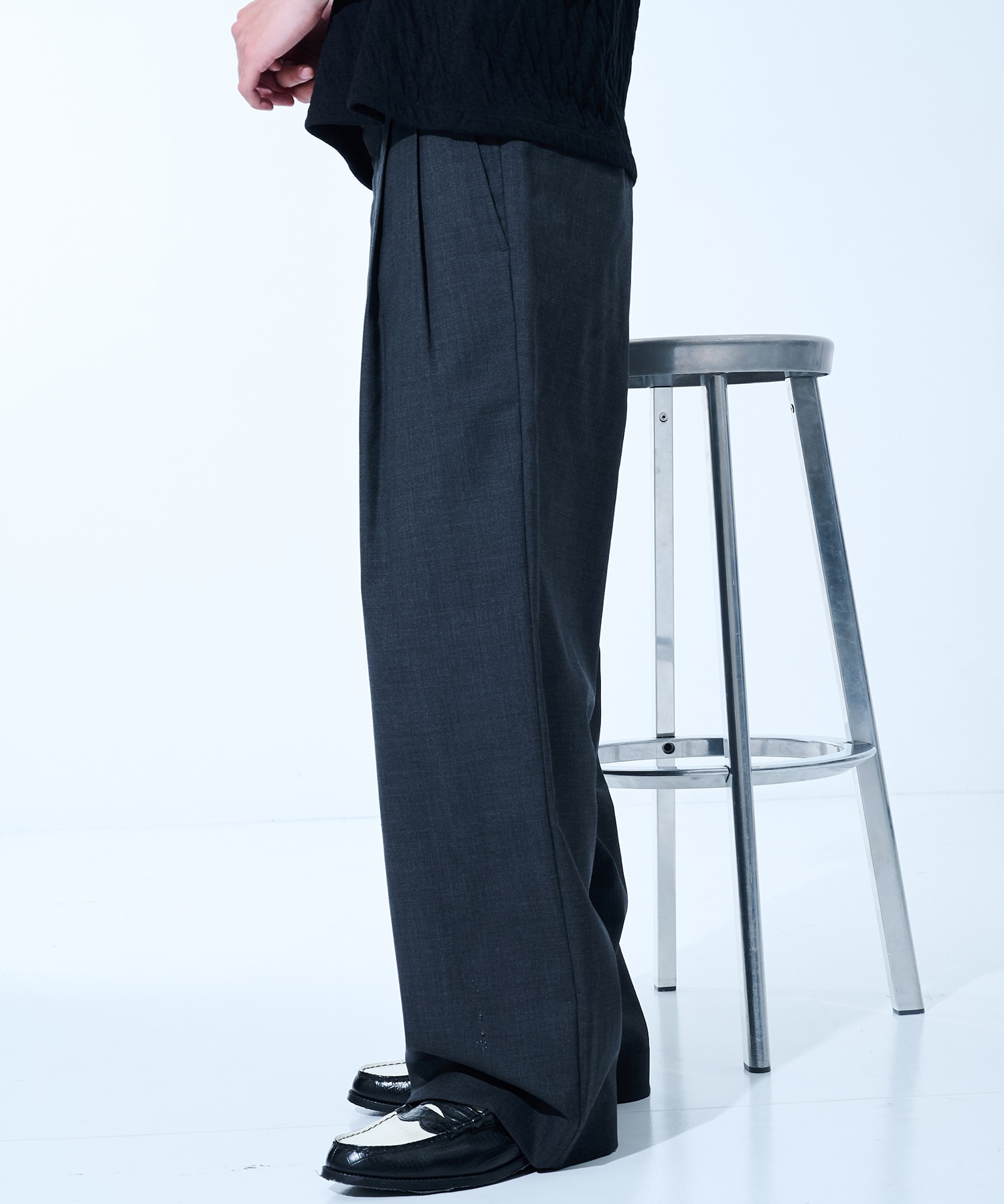 別注DOUBLE PLEATED WIDE TROUSERS