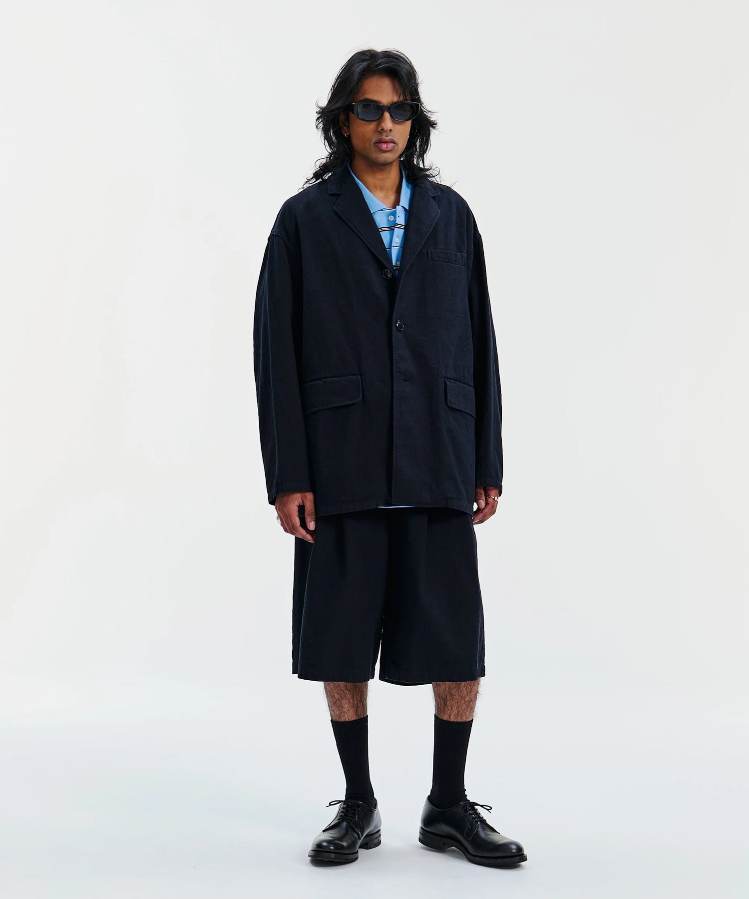 C/Li Canvas 2 Tuck Short Trousers